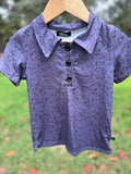 Boys Black Camo Polo