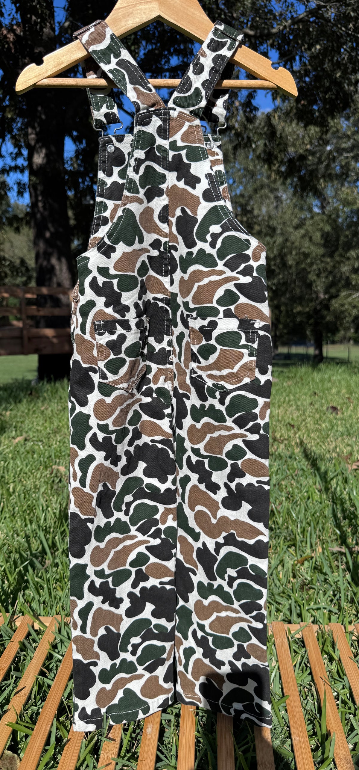 Kids Traditional Camo Bib Overalls