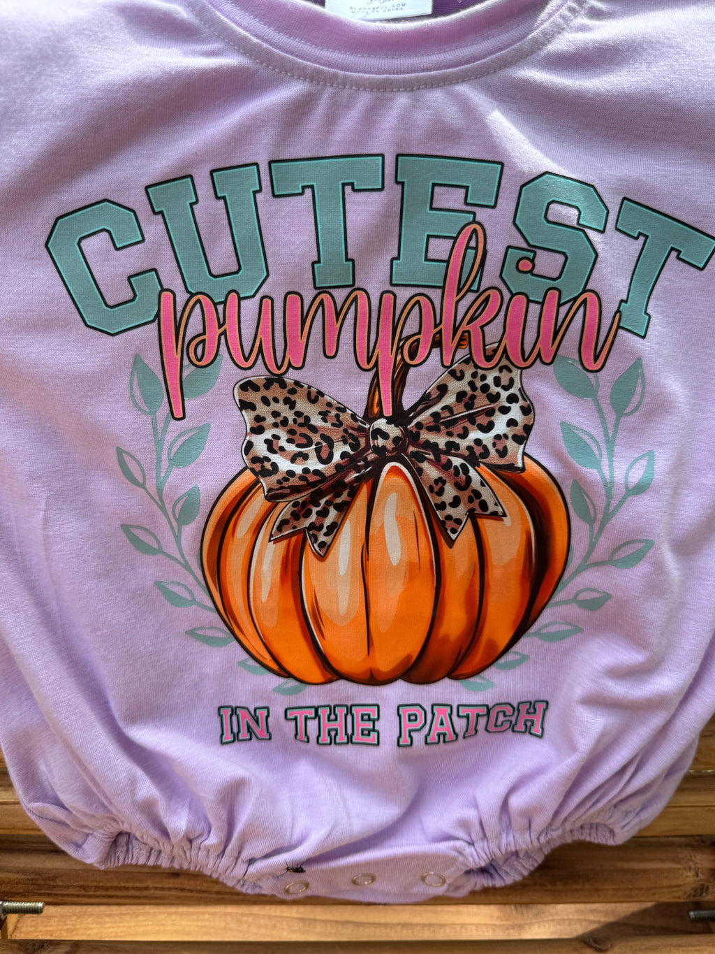 Cutest Pumpkin in the Patch Bubble