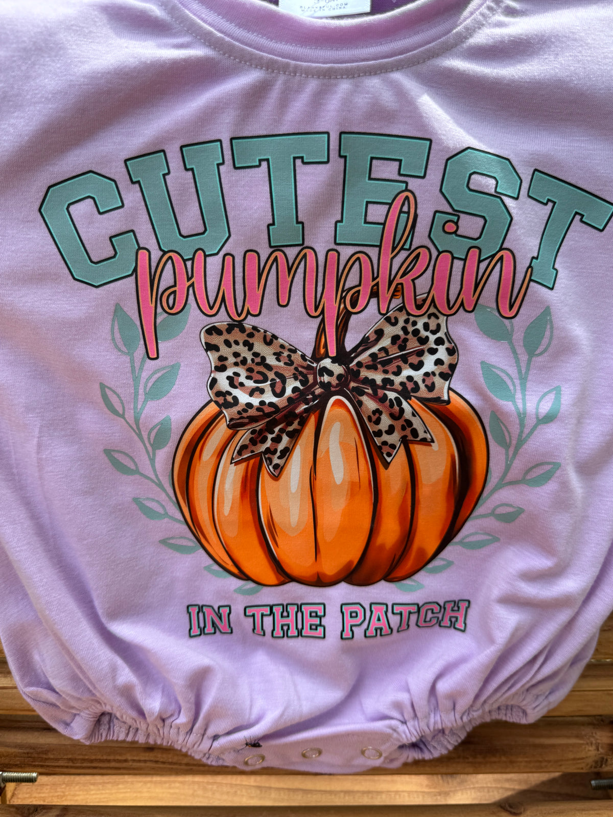 Cutest Pumpkin in the Patch Bubble