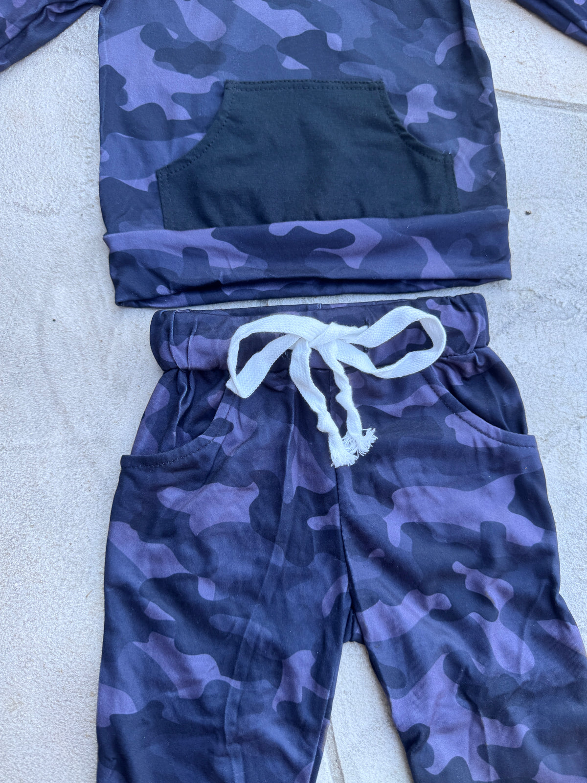 Little Rebel Camo Hoodie Jogger Set