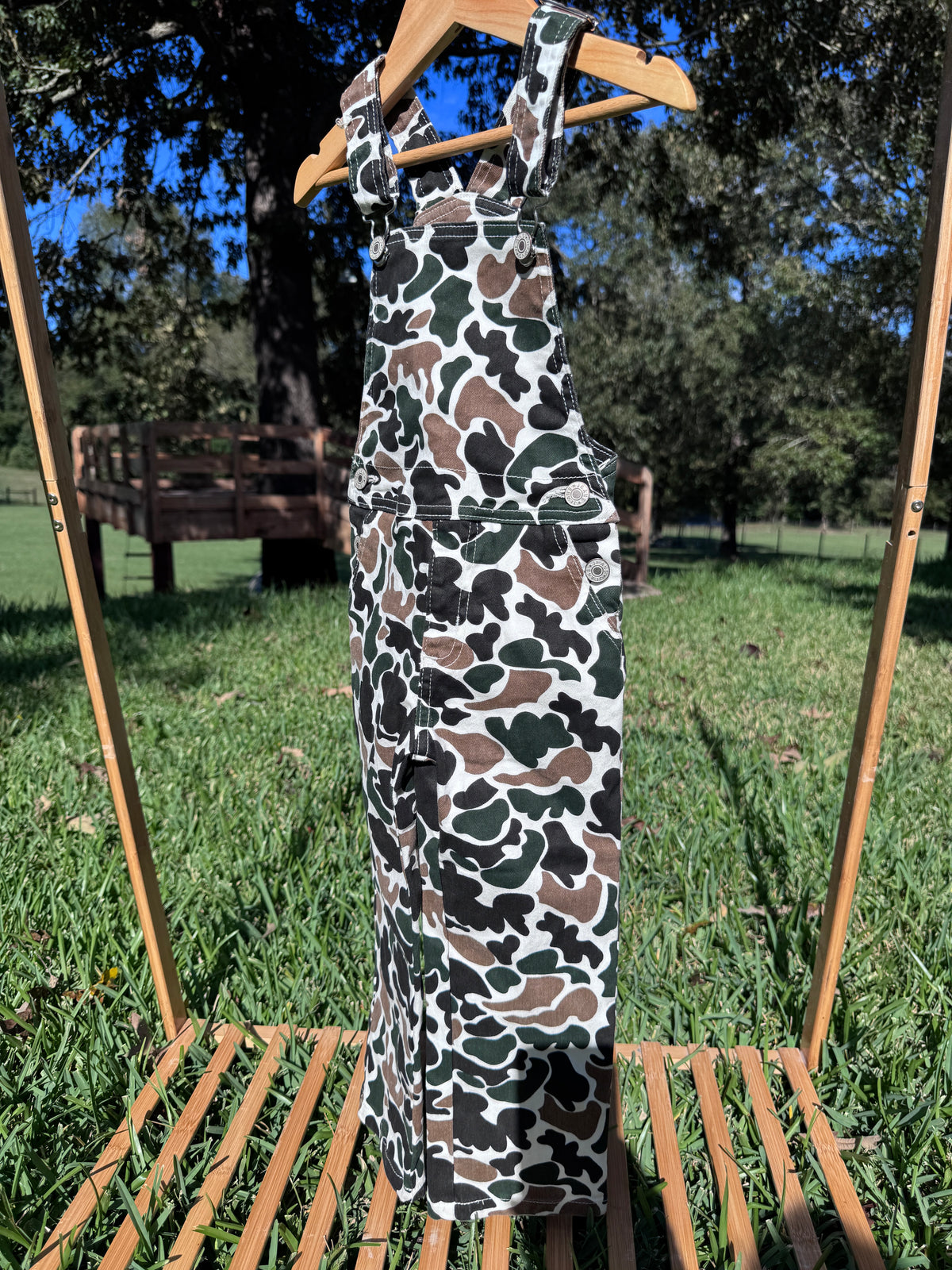 Kids Traditional Camo Bib Overalls