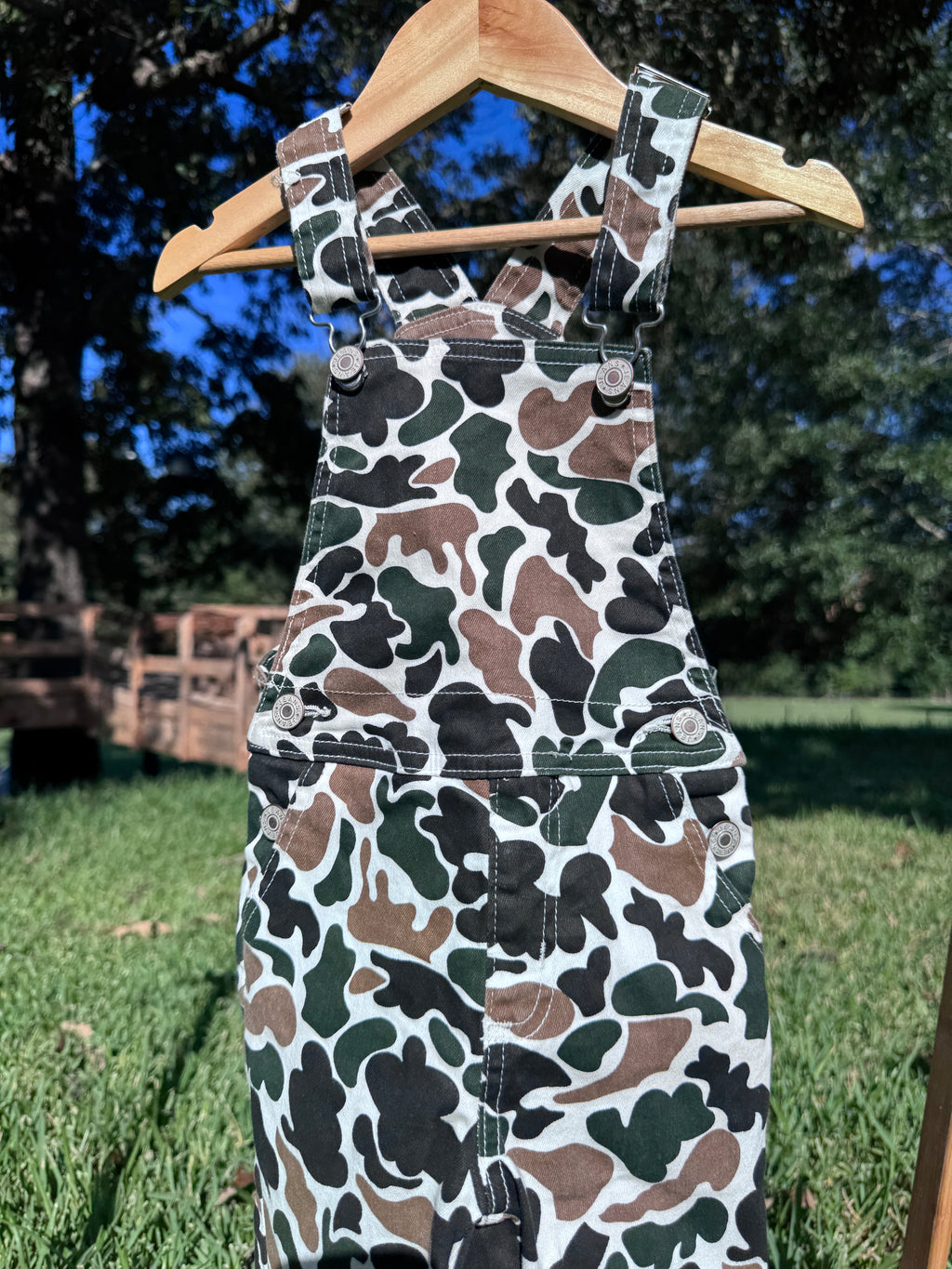 Kids Traditional Camo Bib Overalls