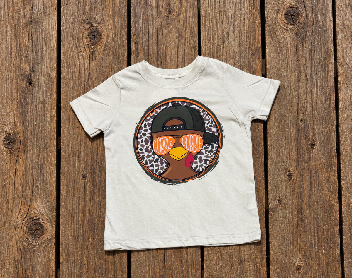 Gobble Gobble Turkey Thanksgiving Graphic Tee