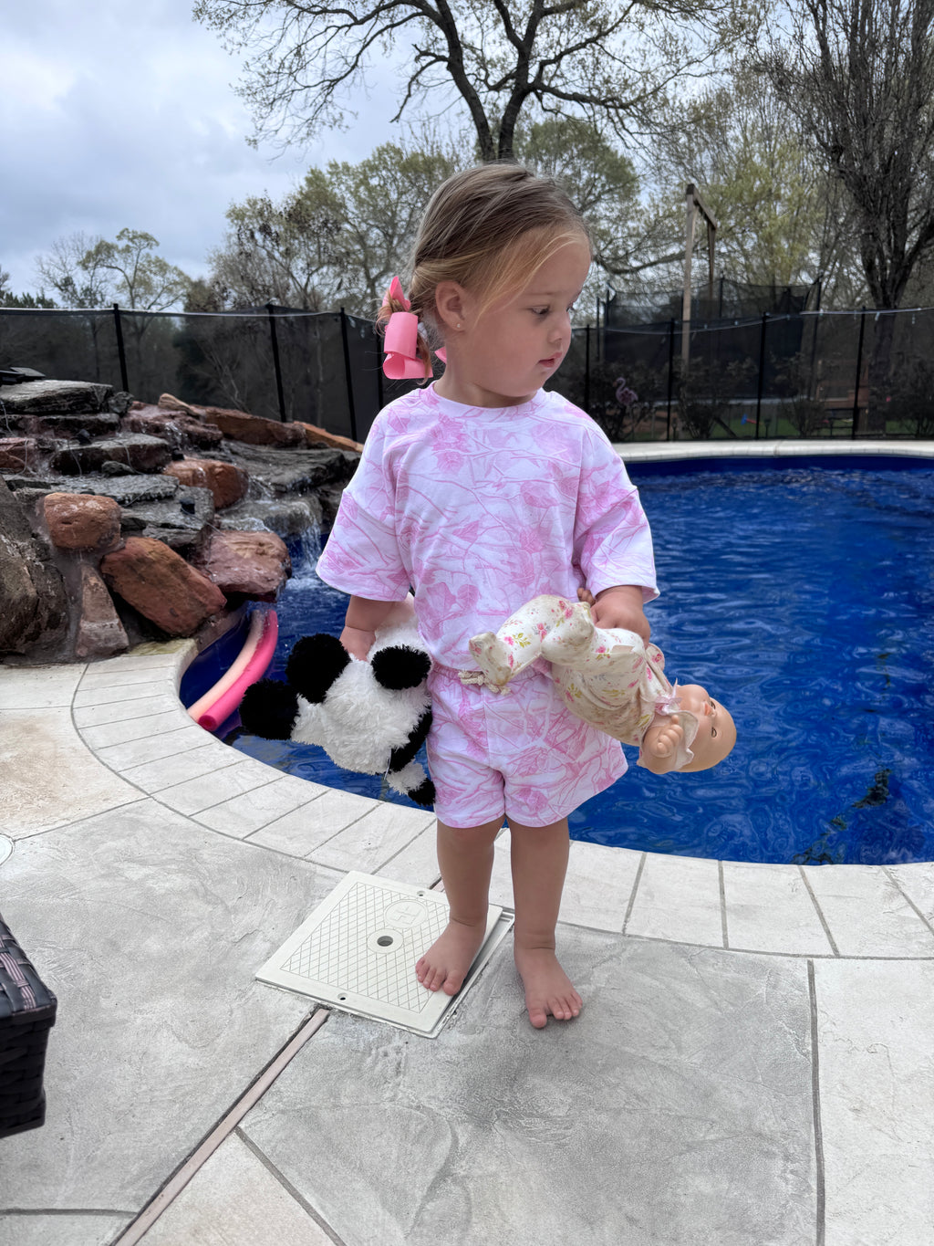 Pink Camo Lounge Set