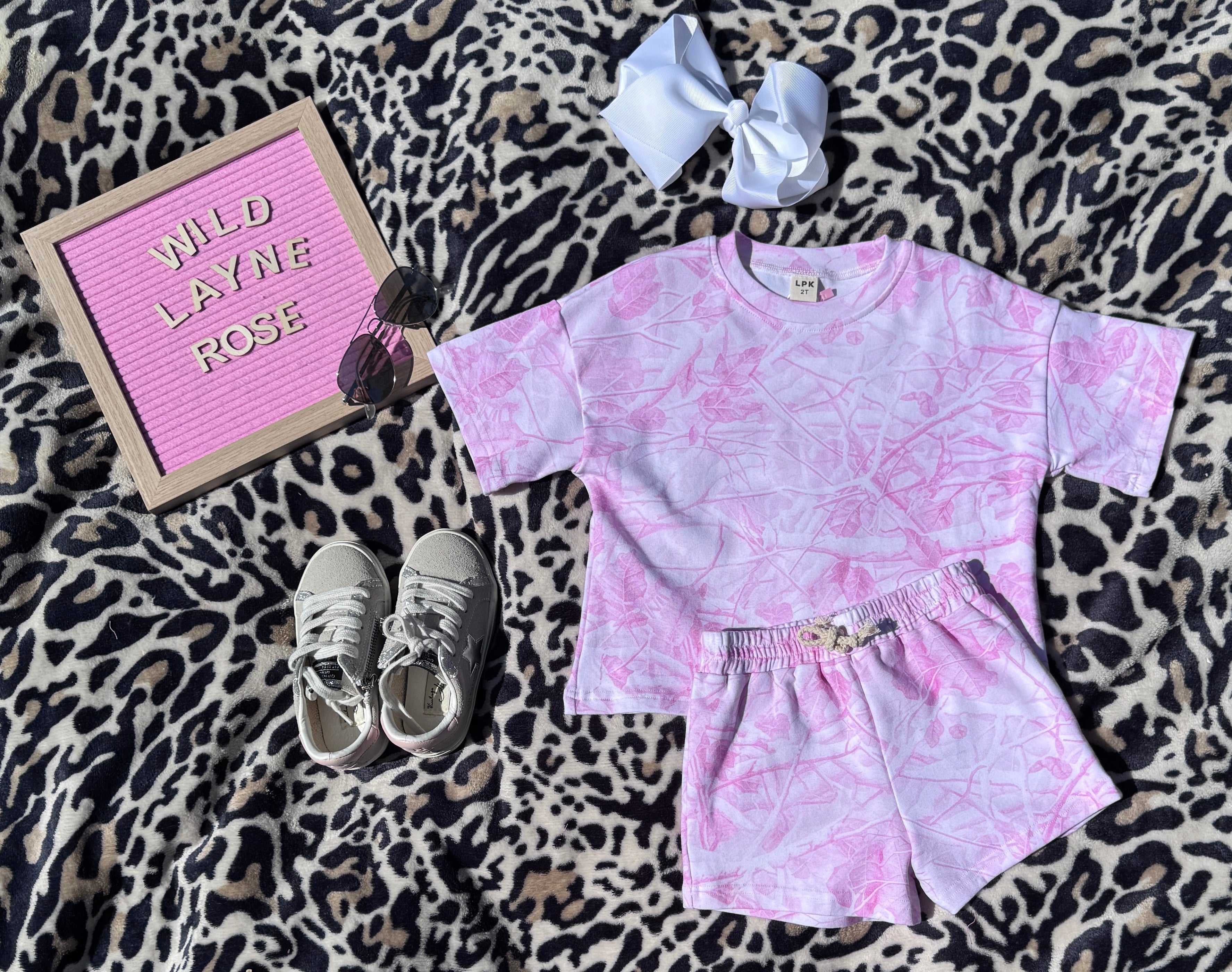 Pink Camo Lounge Set