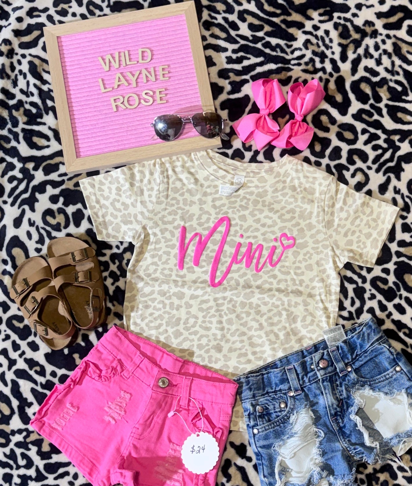 Leopard Mini Tee