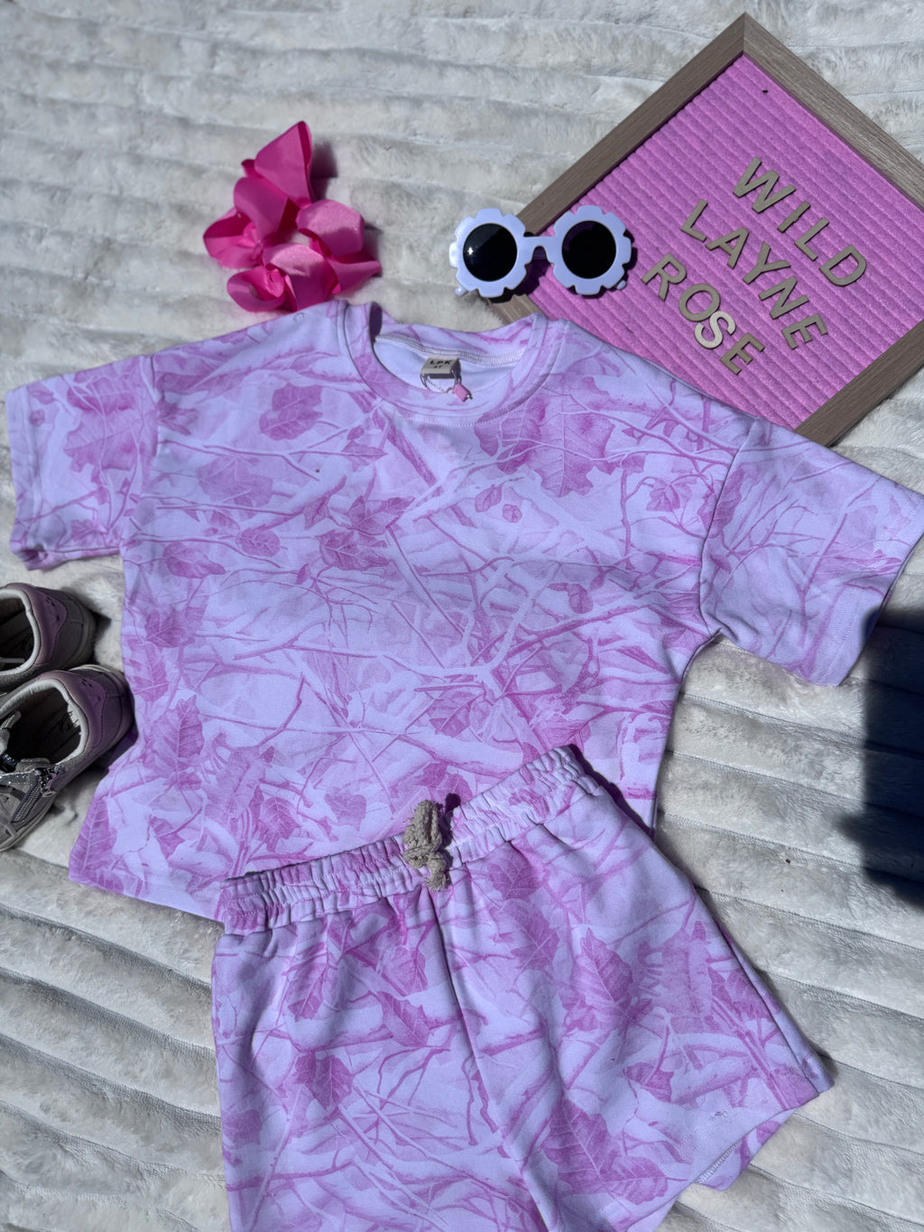 Pink Camo Lounge Set
