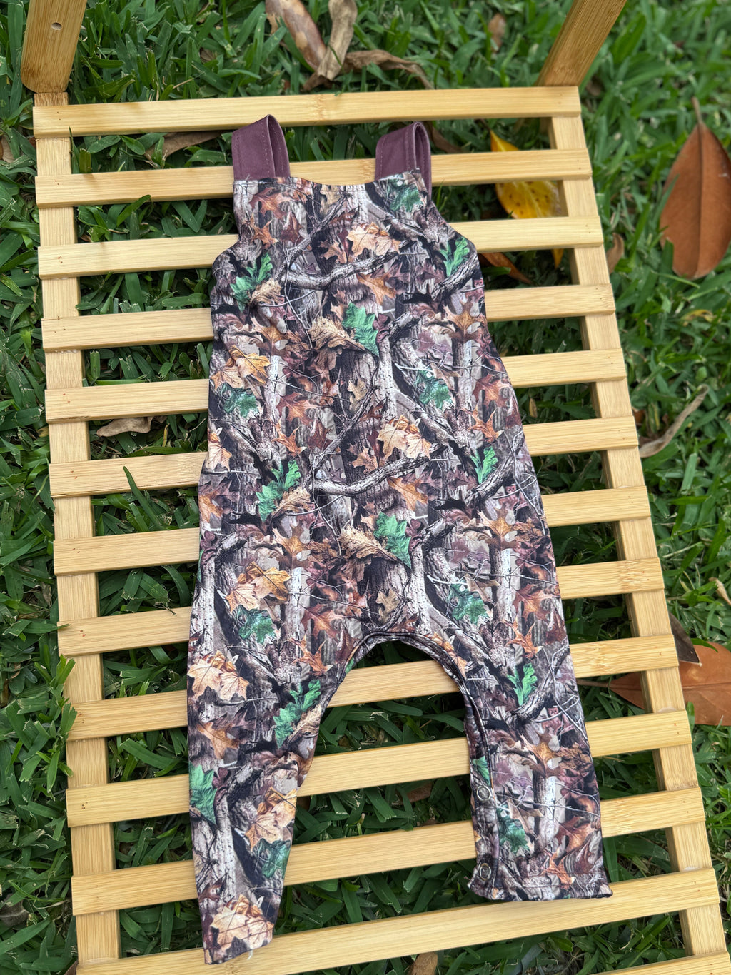 🦌Backwoods Baby Camo Romper