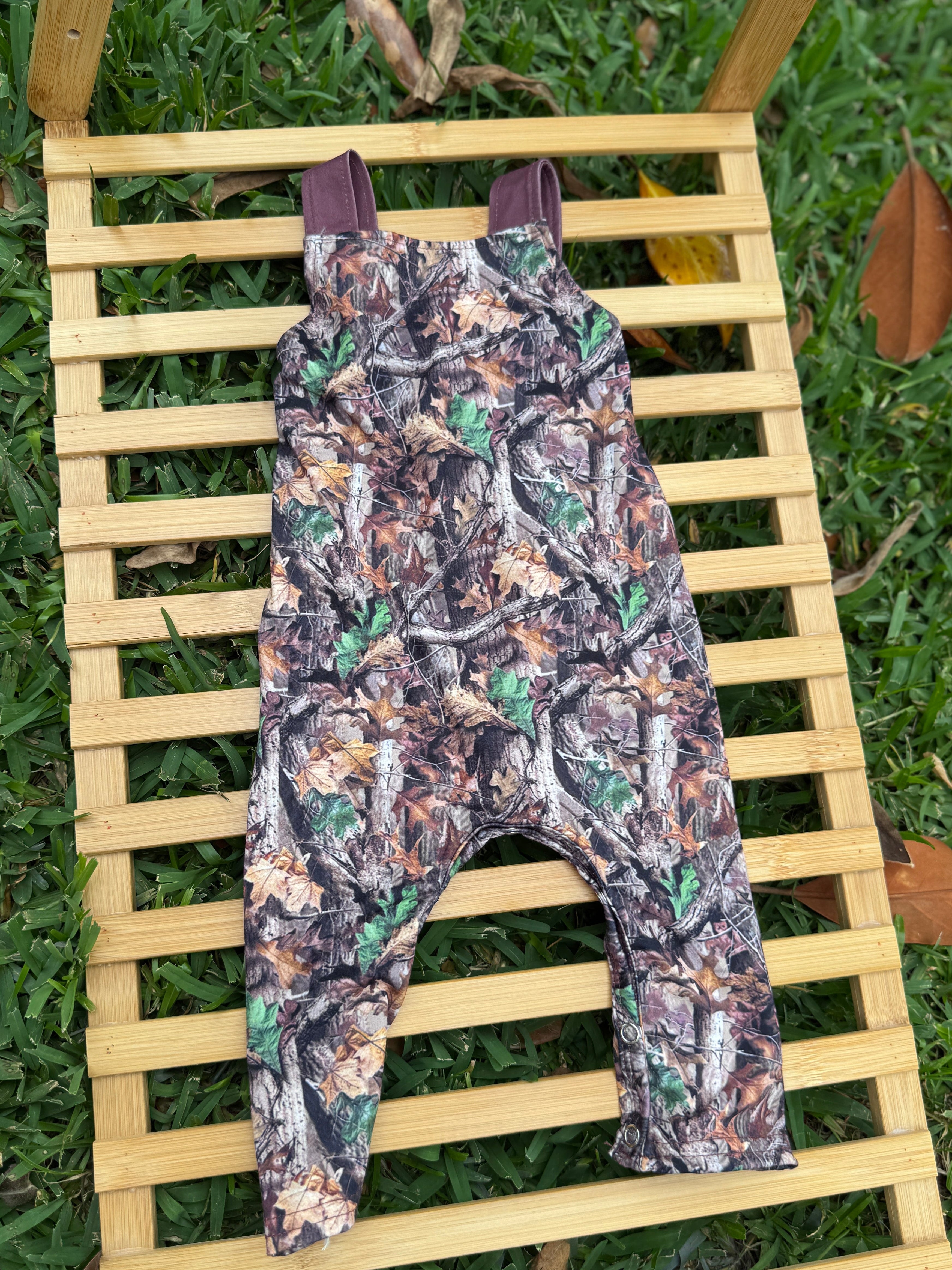 🦌Backwoods Baby Camo Romper