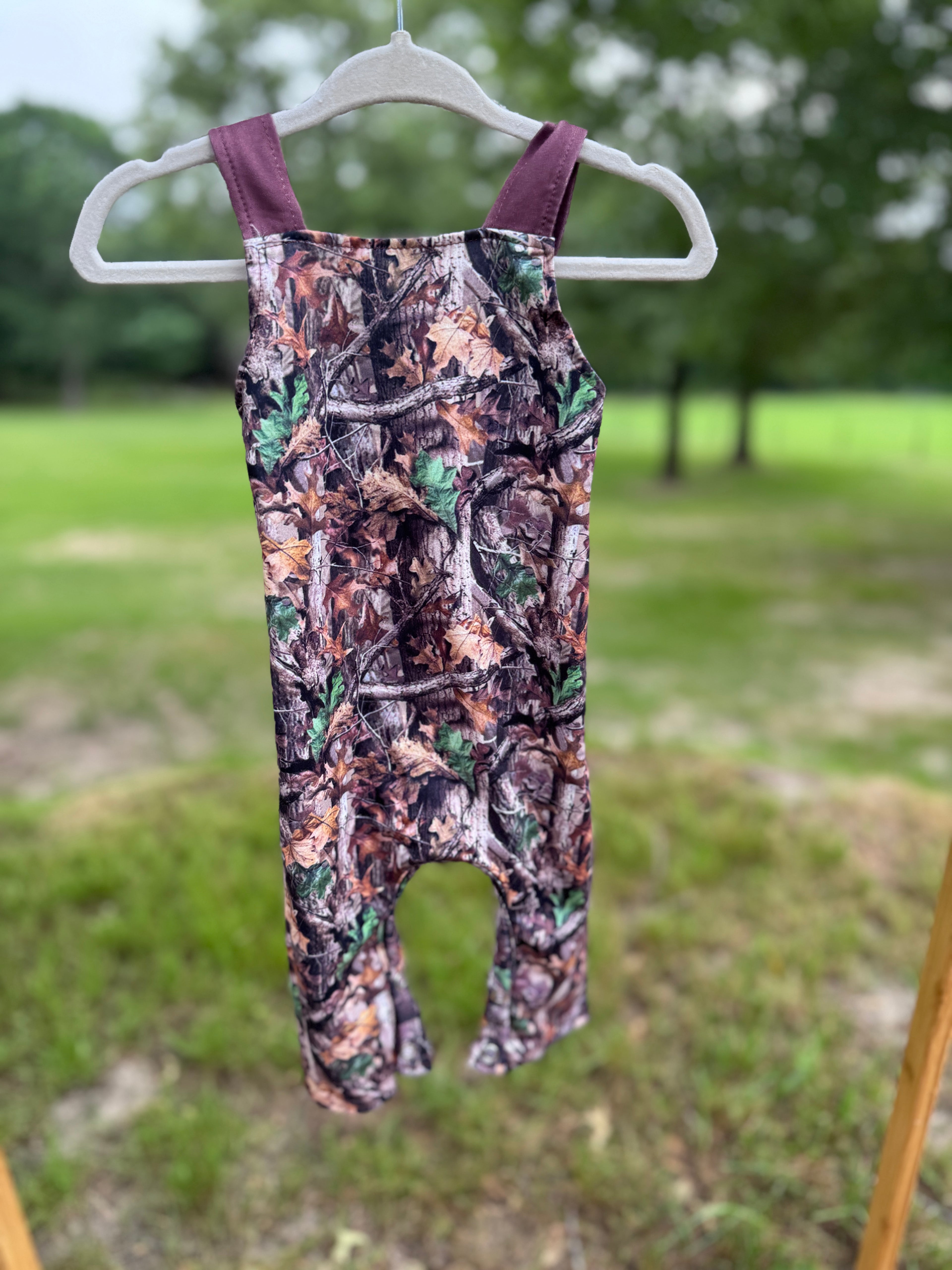 🦌Backwoods Baby Camo Romper