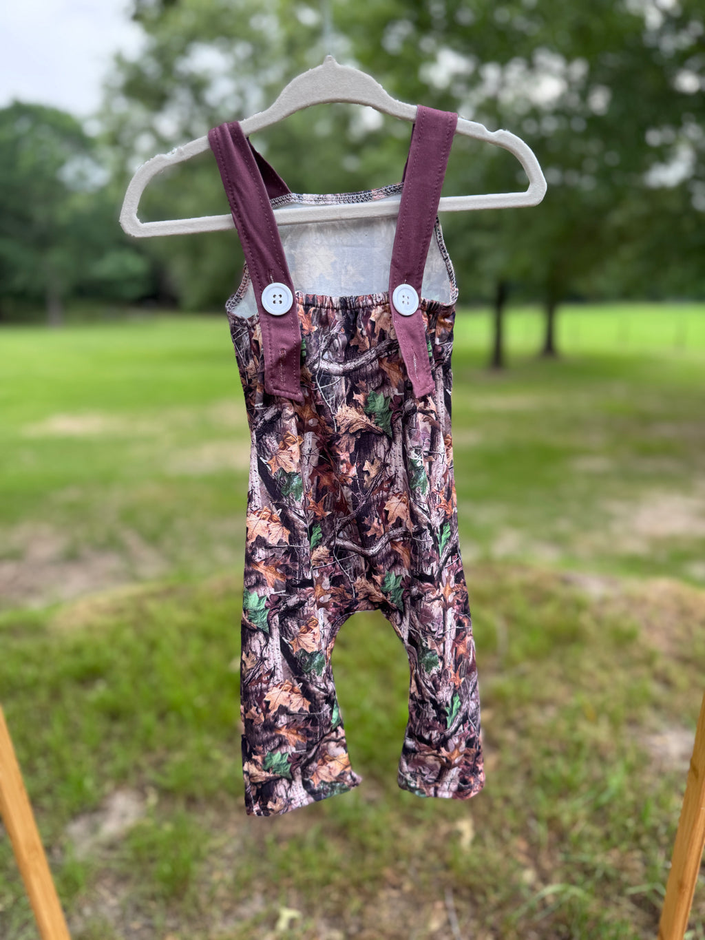 🦌Backwoods Baby Camo Romper