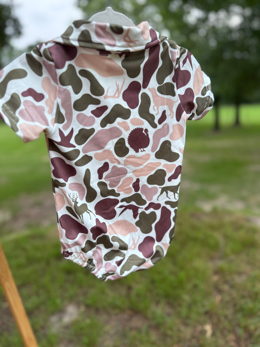 🦌 Little Hunter Camo Romper