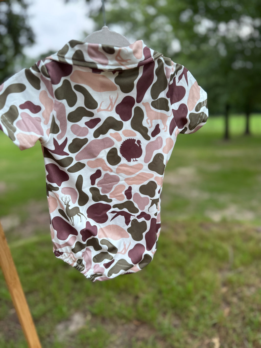 🦌 Little Hunter Camo Romper