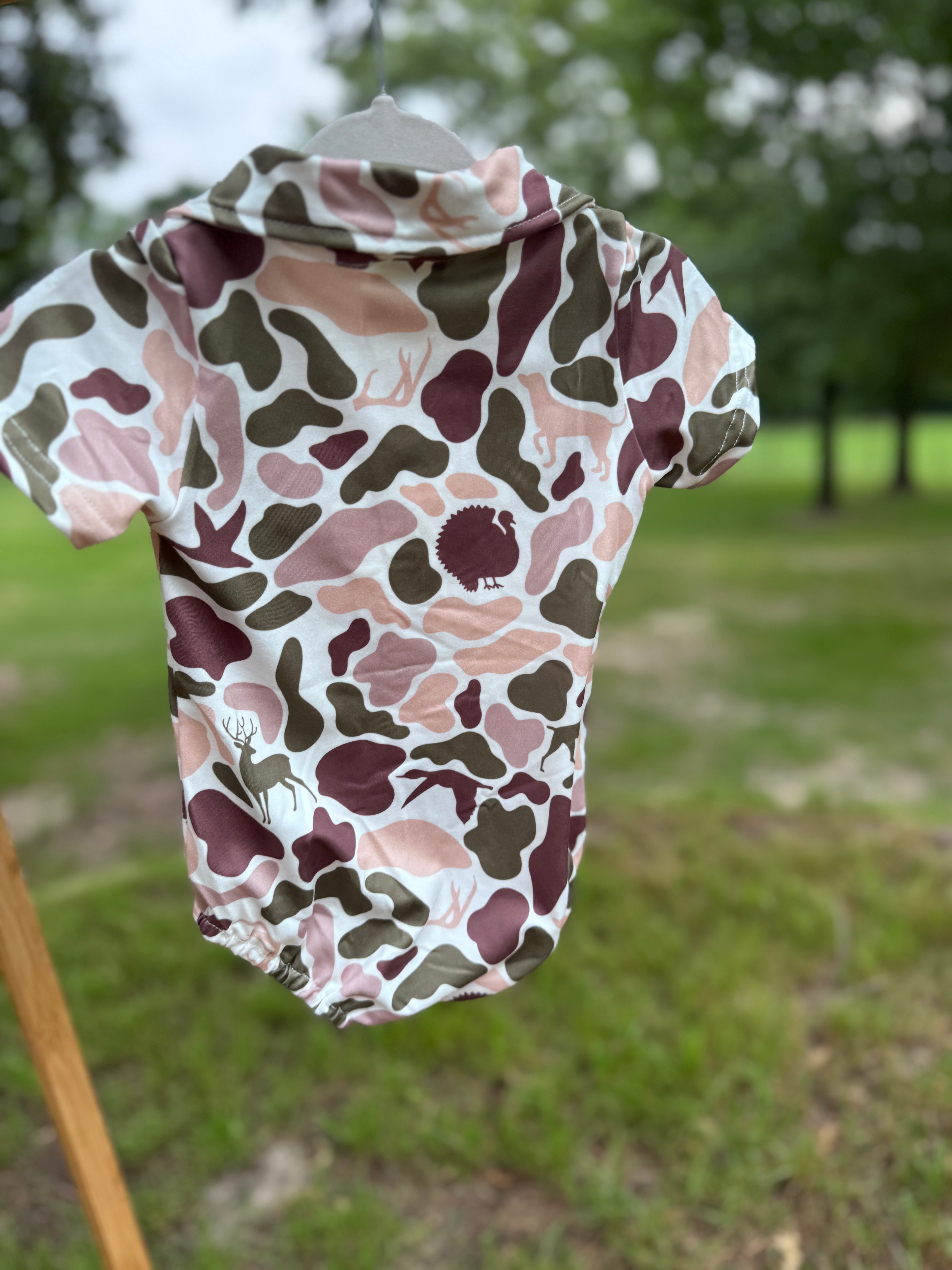 🦌 Little Hunter Camo Romper