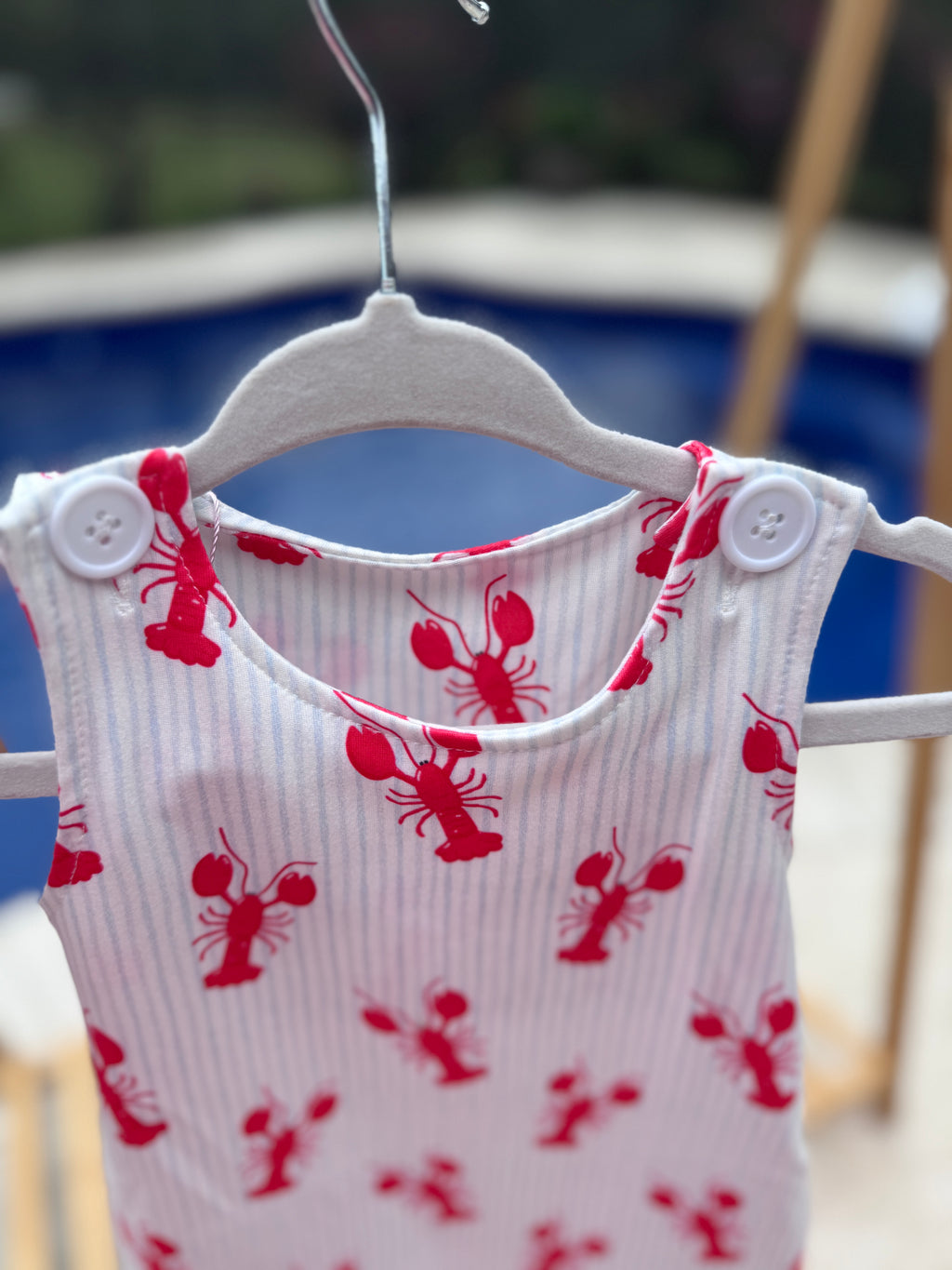 🦞Little Lobster Boy Romper