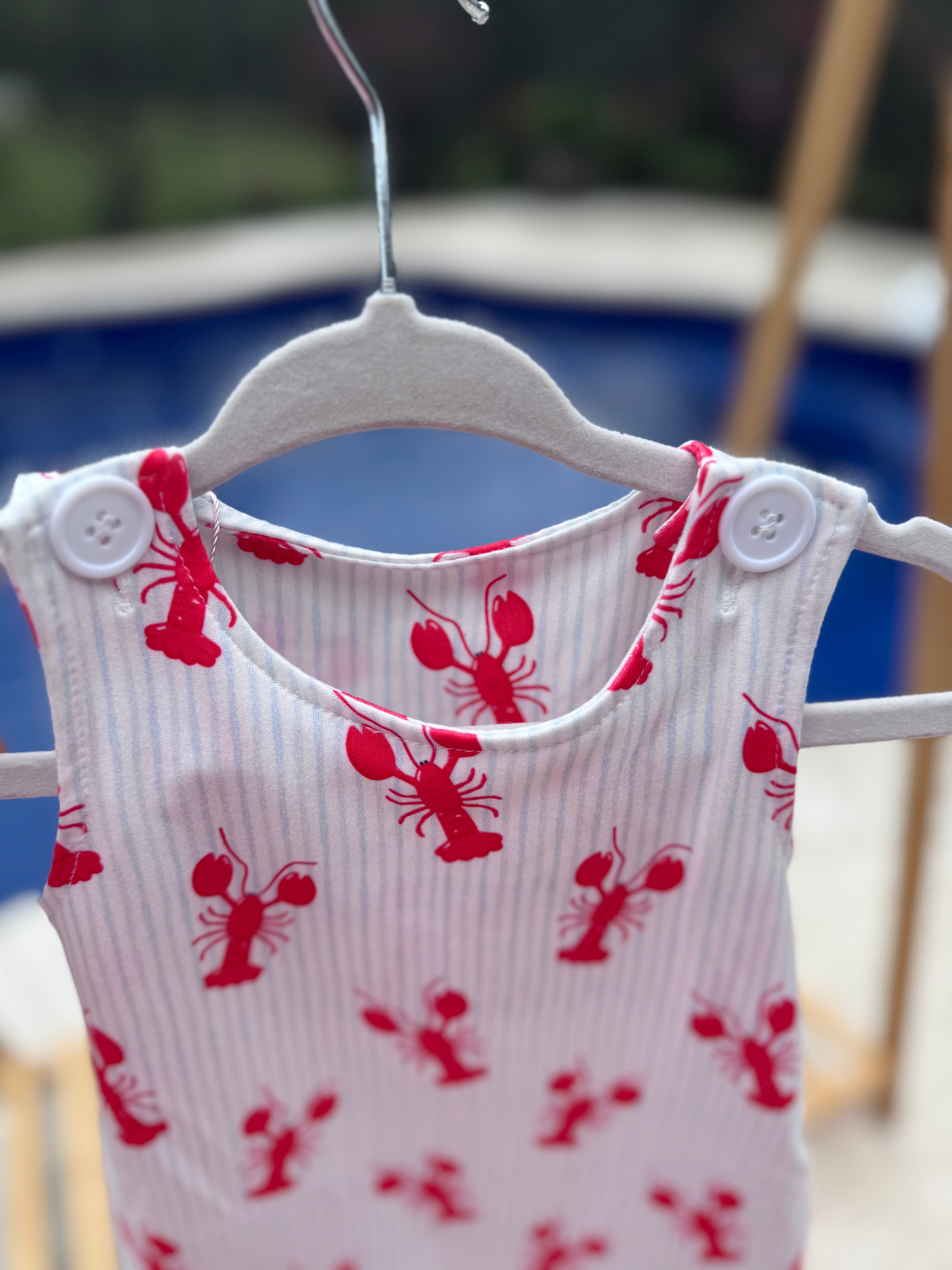 🦞Little Lobster Boy Romper
