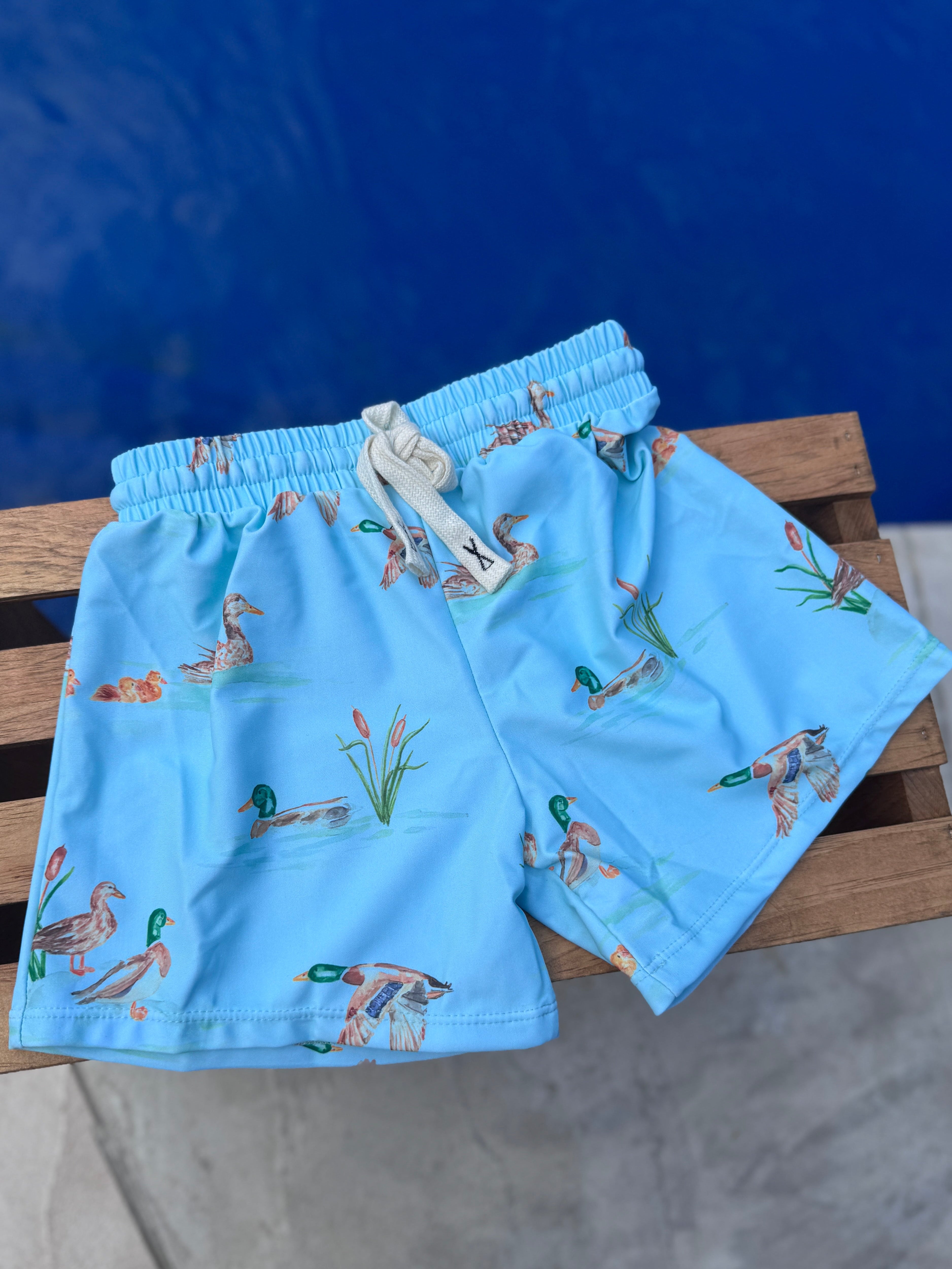 🦆Duck Days Swim Trunks
