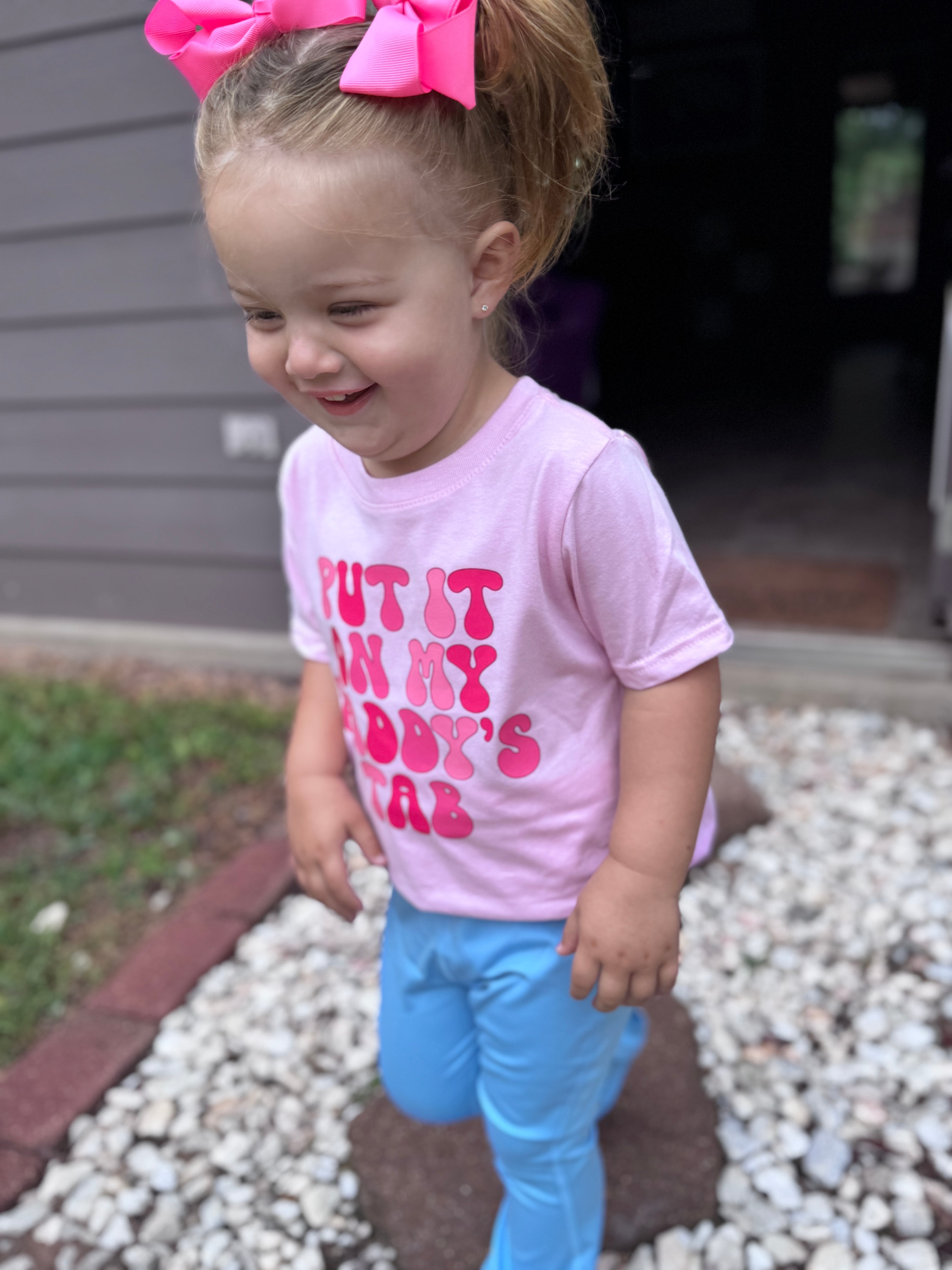 💖 Put It On My Daddy's Tab Graphic Tee