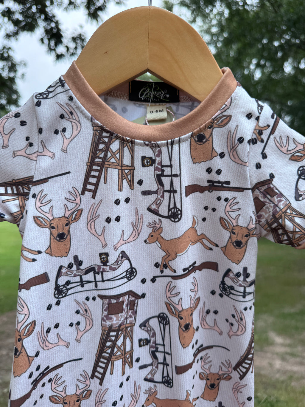 Little Hunter Bamboo Romper