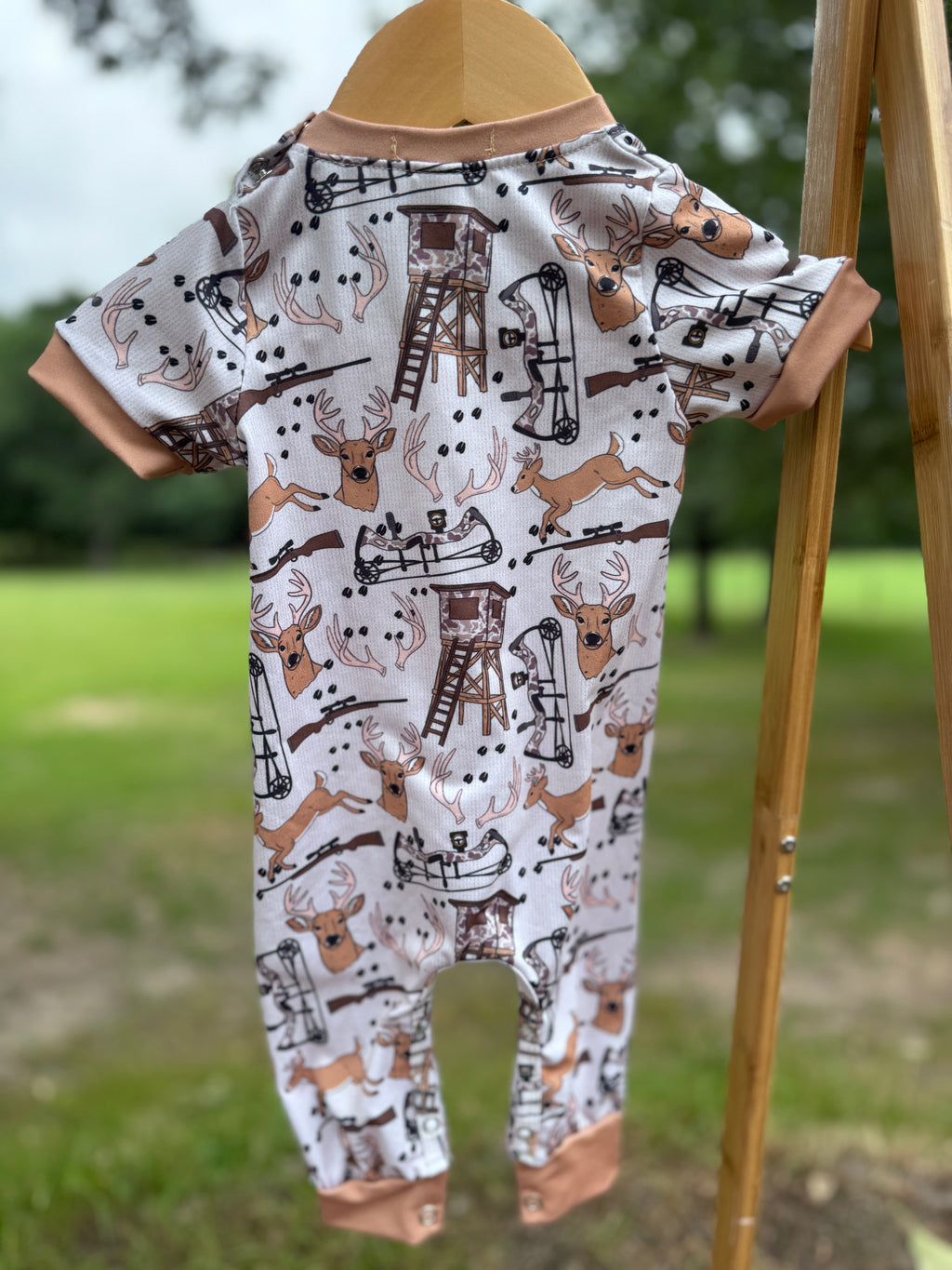 Little Hunter Bamboo Romper