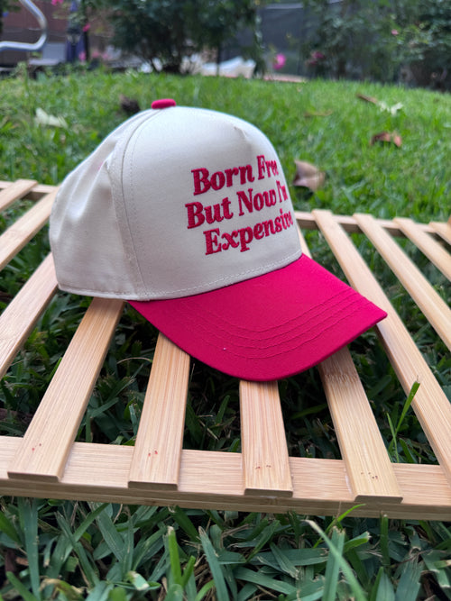 Born Free But Now I'm Expensive Toddler trucker hat