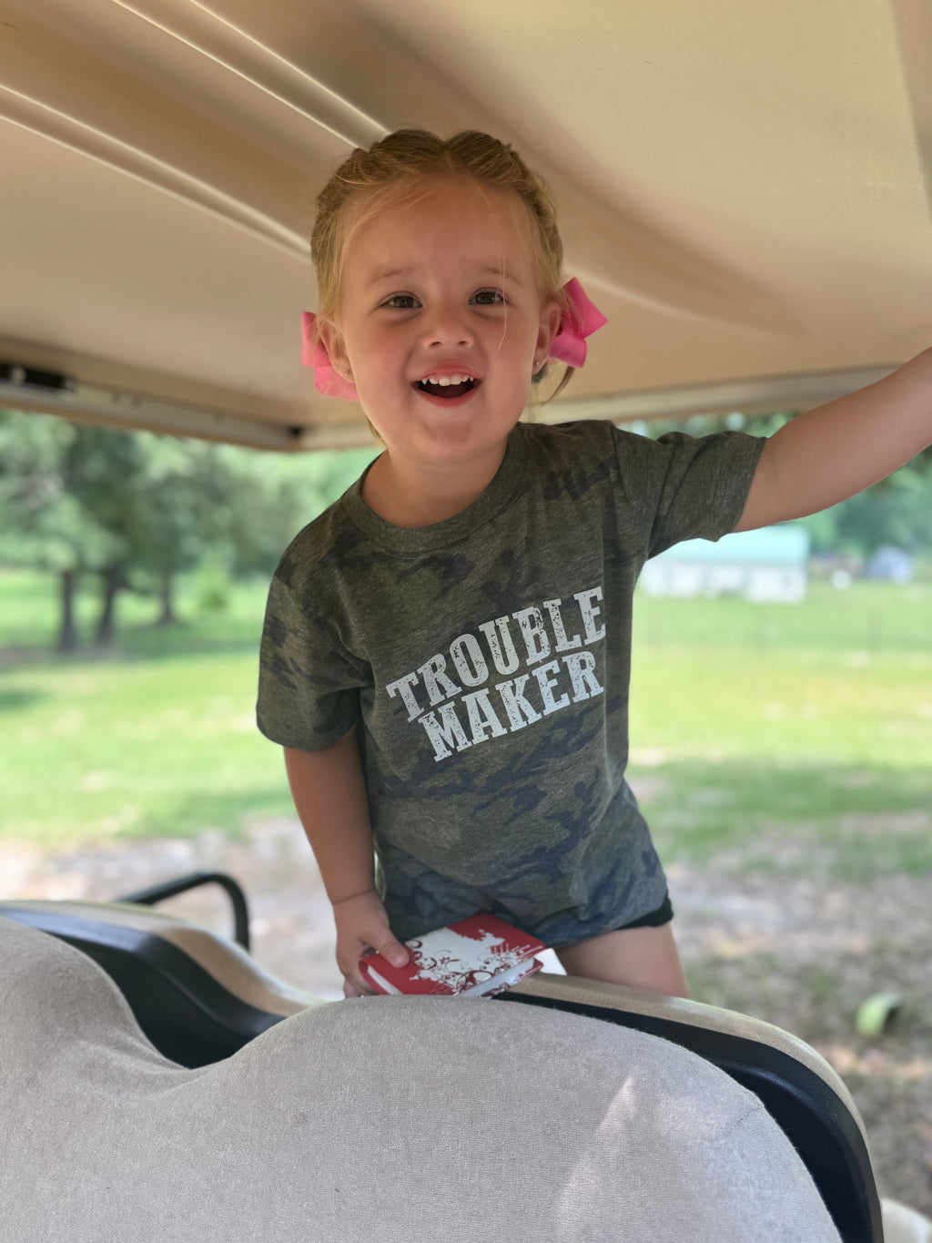 Trouble Maker Camo Tee