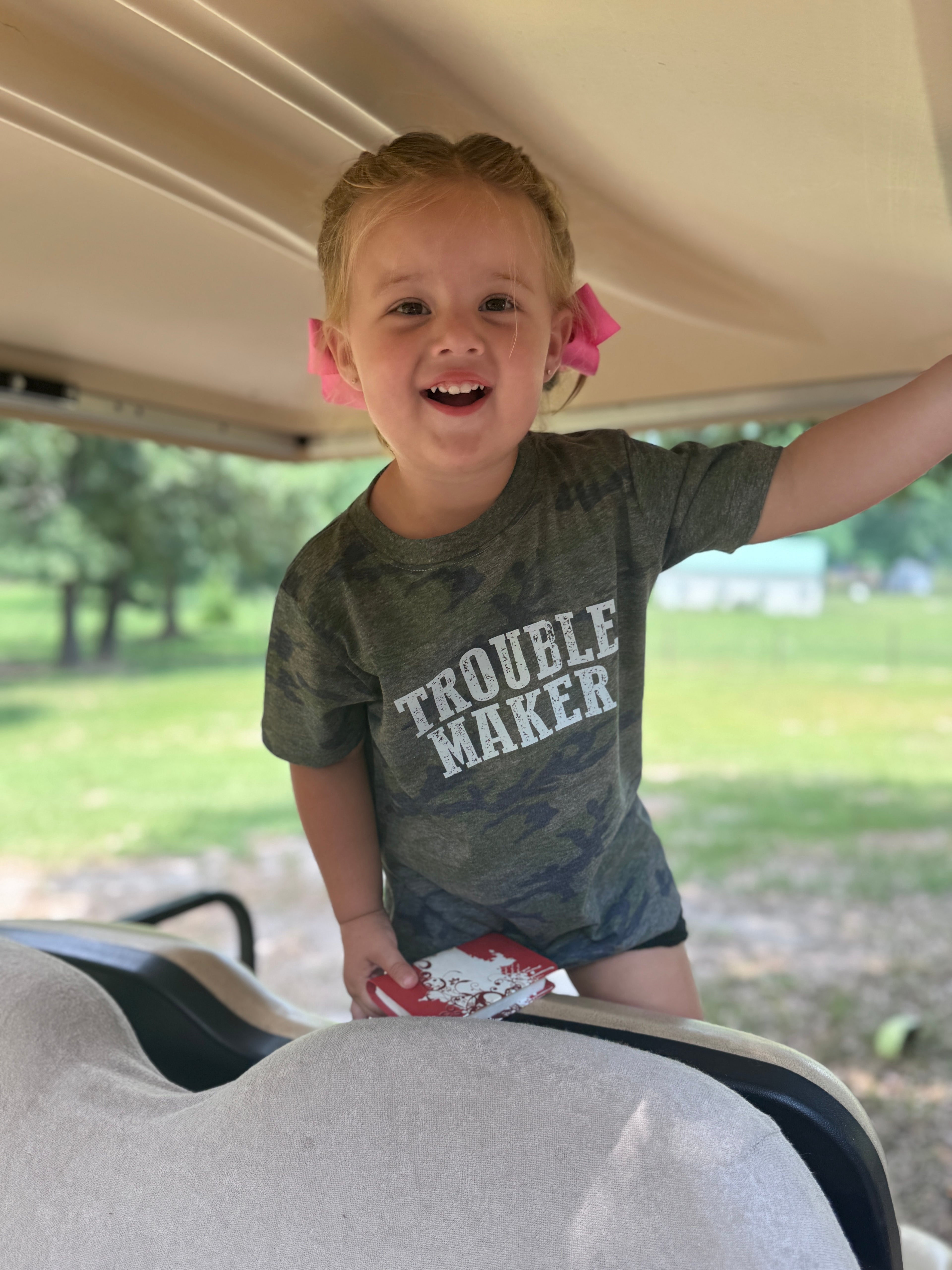Trouble Maker Camo Tee