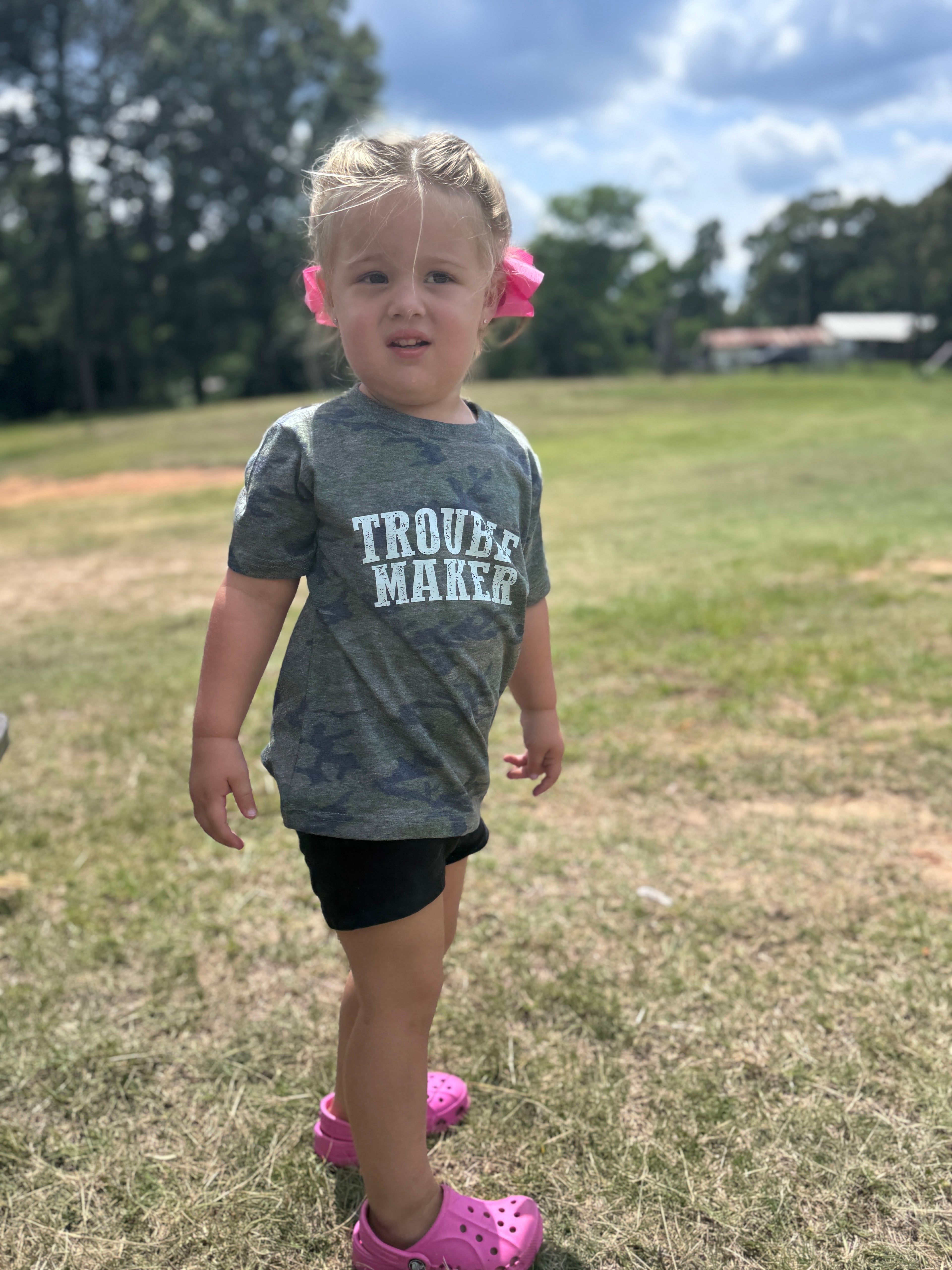 Trouble Maker Camo Tee