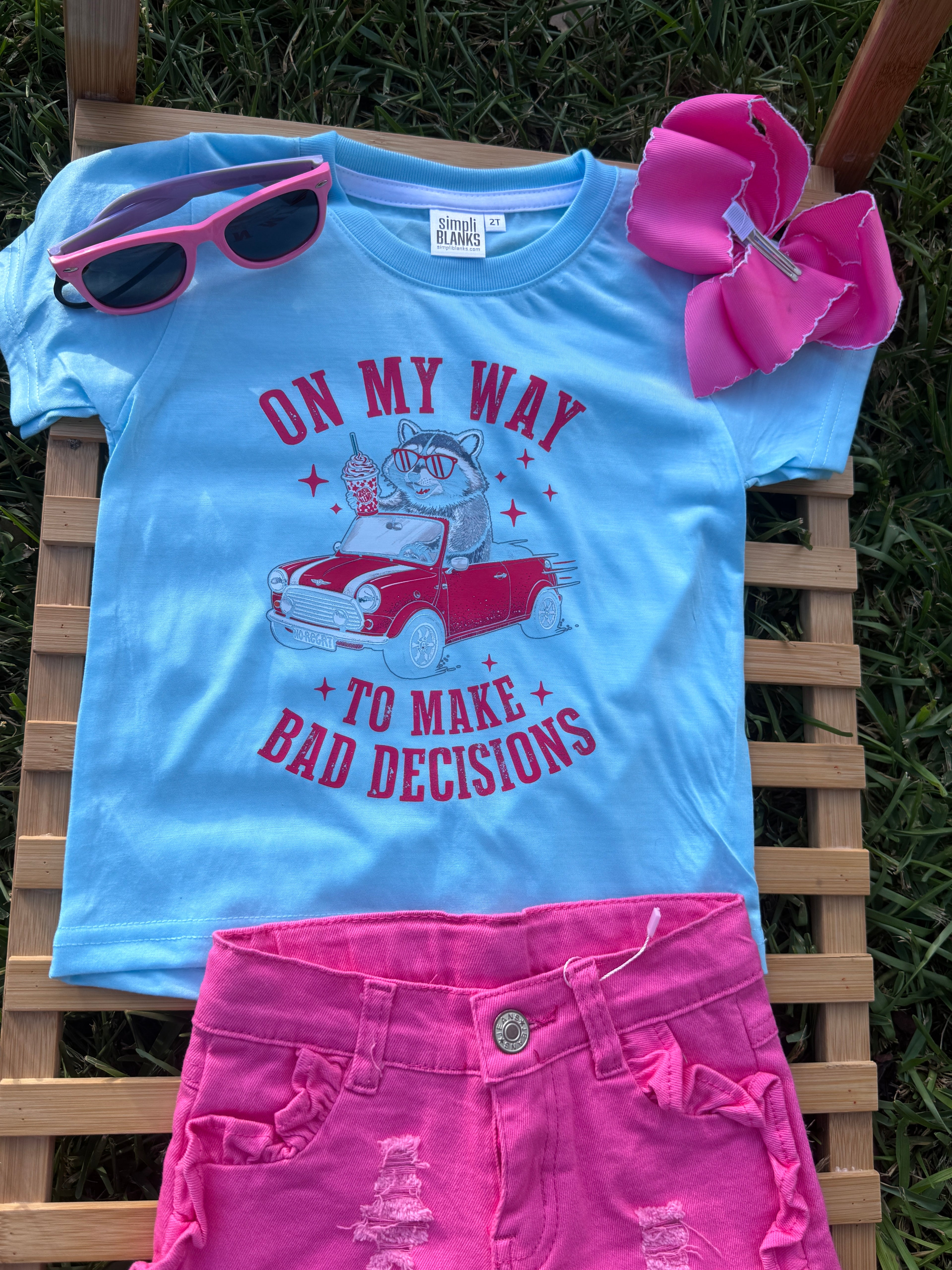 On My Way to Make Bad Decisions tee