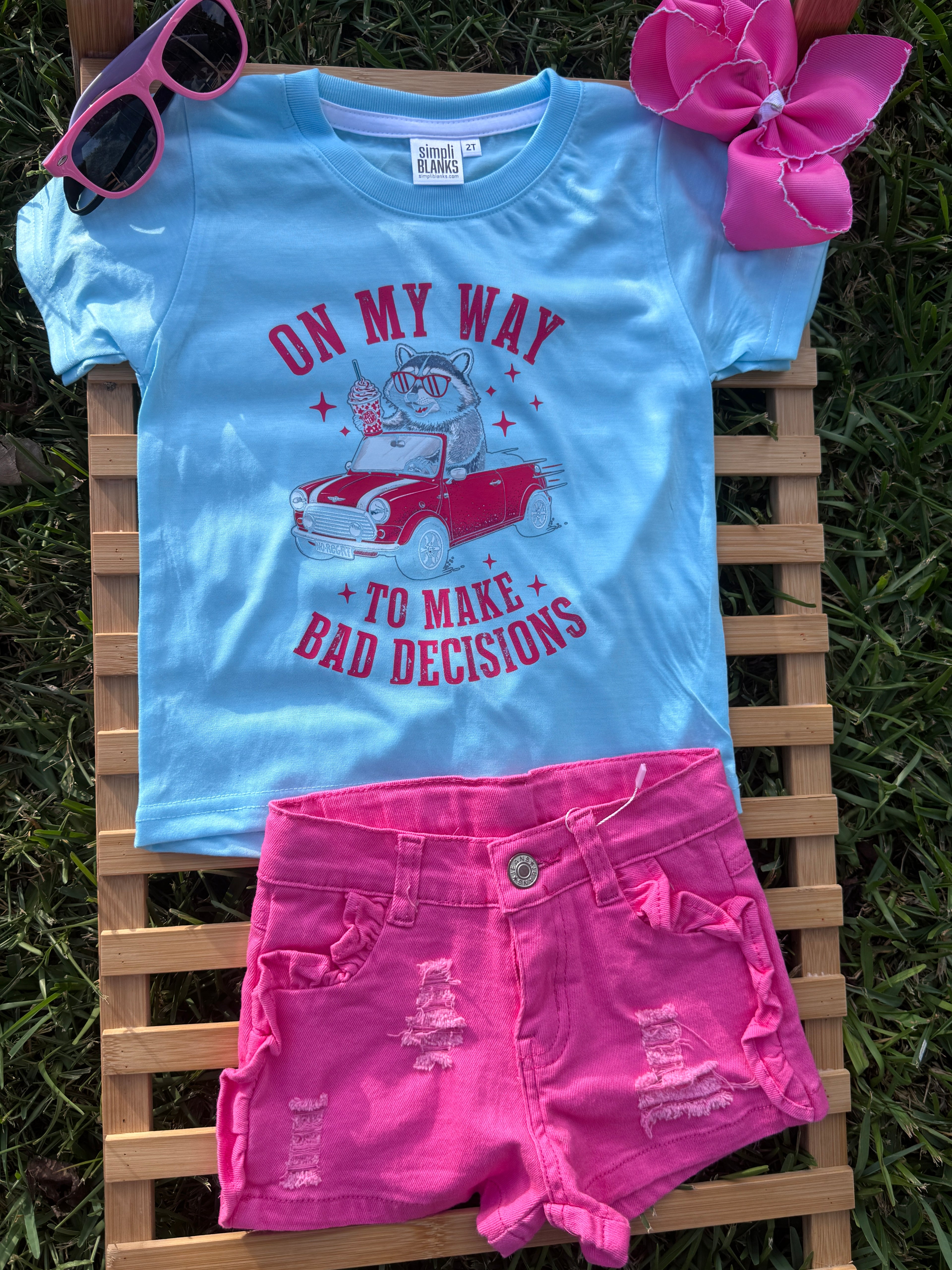 On My Way to Make Bad Decisions tee