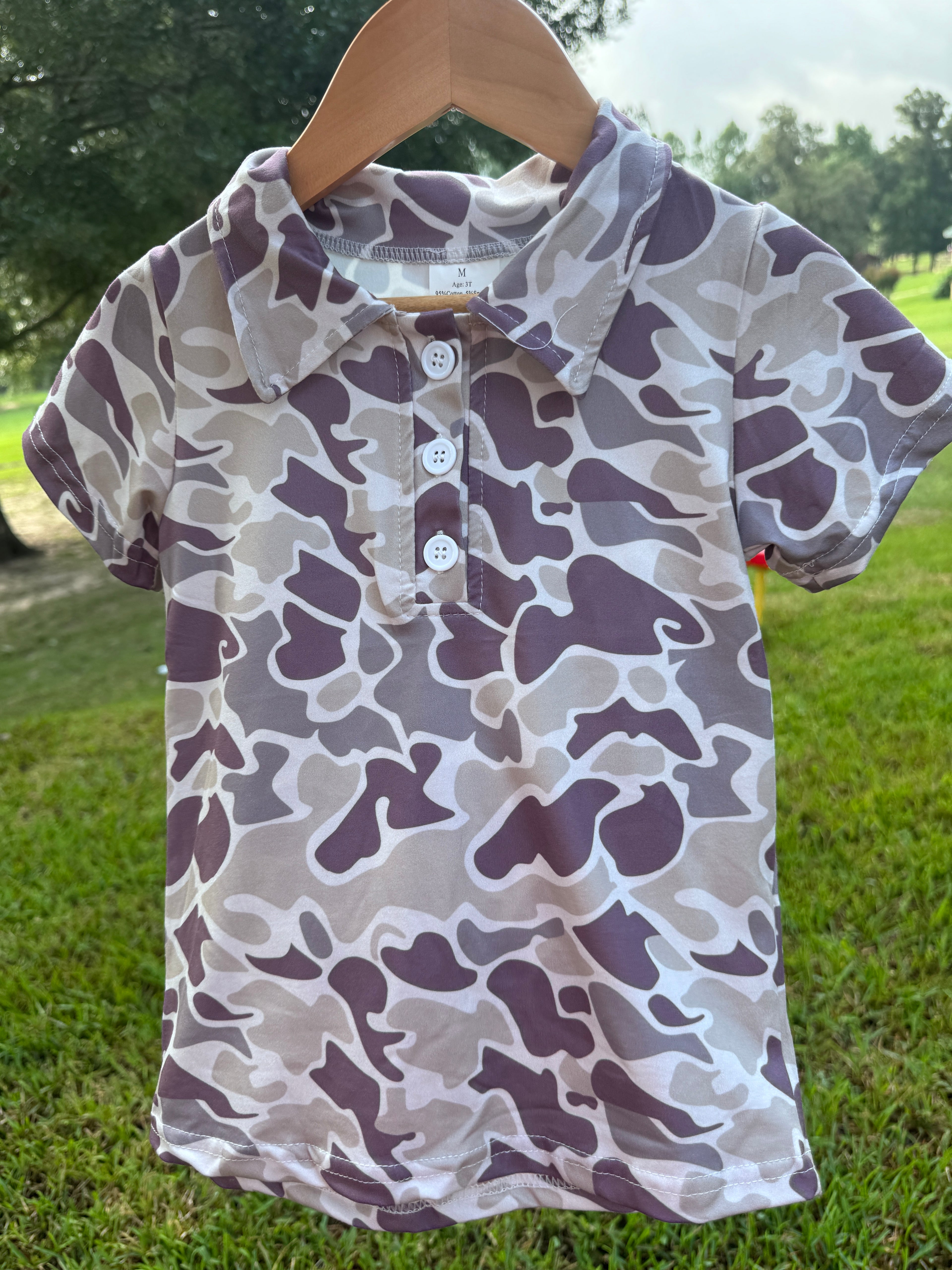 🦆 Classic Duck Camo Performance Polo