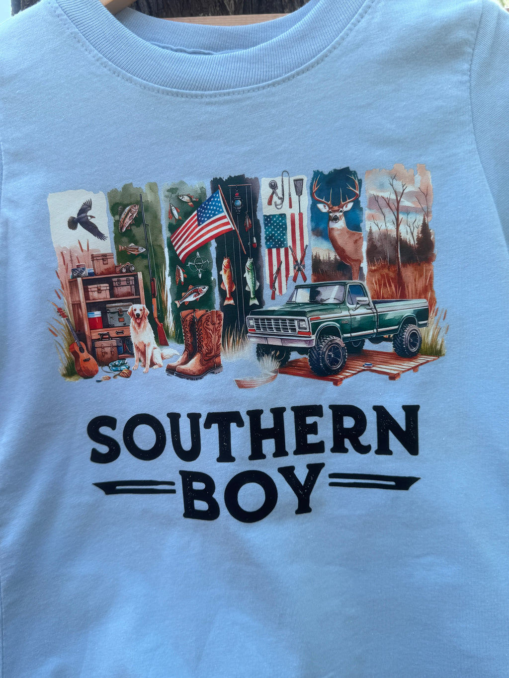 Southern Boy Graphic Toddler Tee