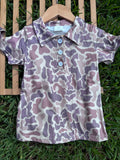 Neutral Camo Performance Polo