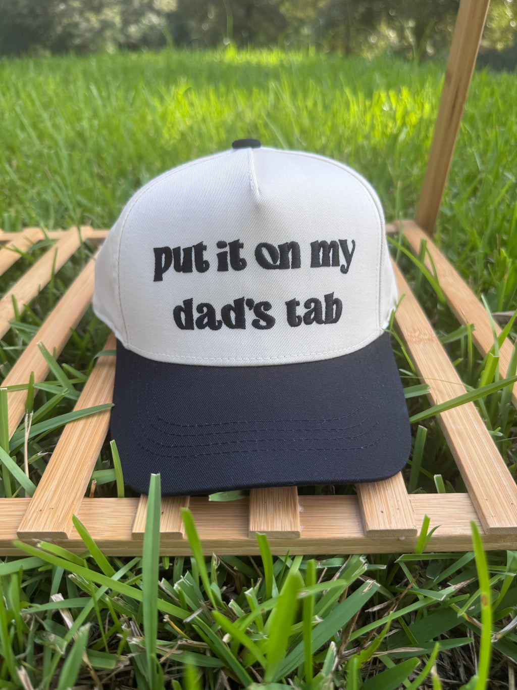 Put It On My Dad’s Tab Snapback Hat 🧢