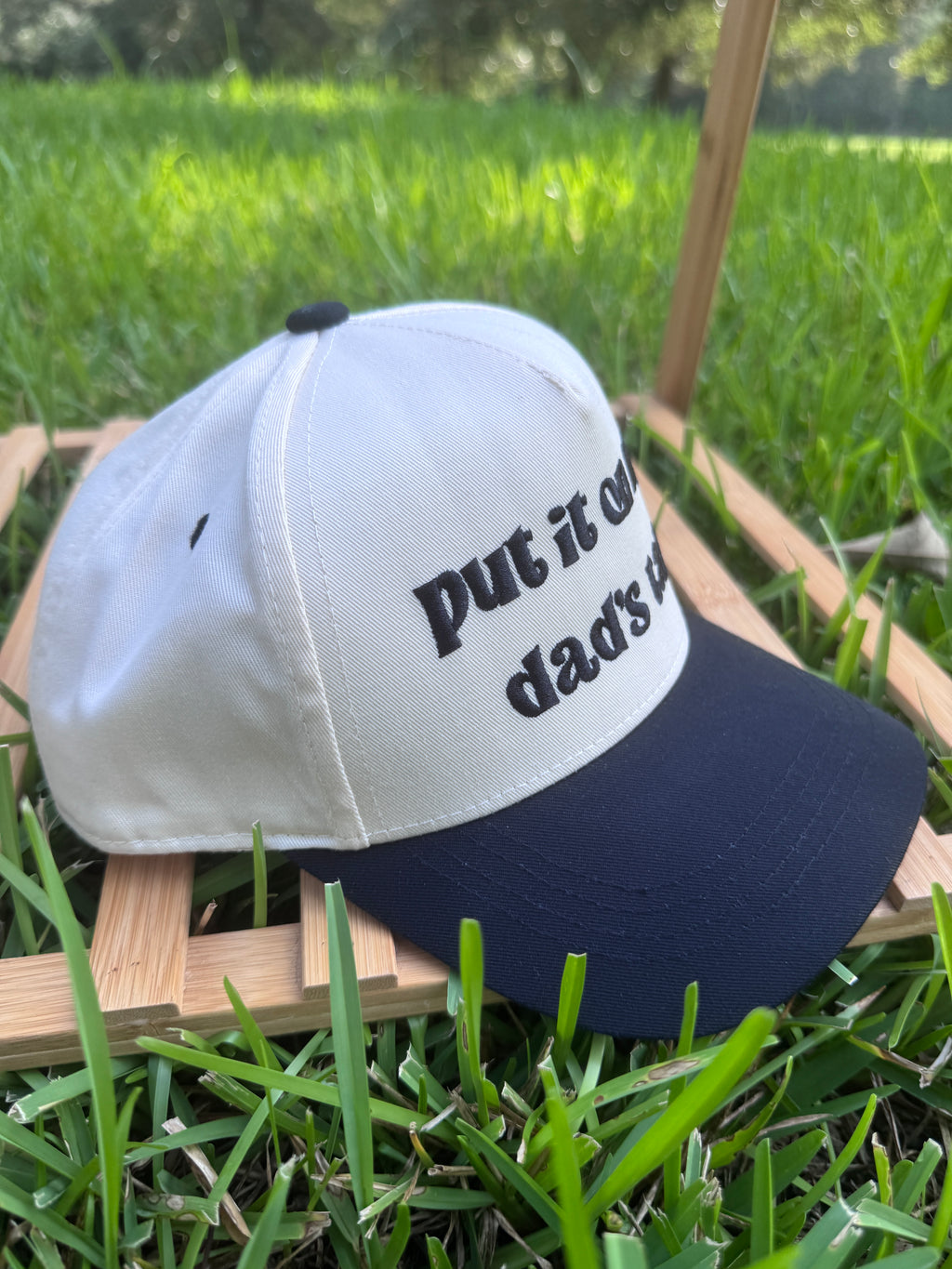 Put It On My Dad’s Tab Snapback Hat 🧢