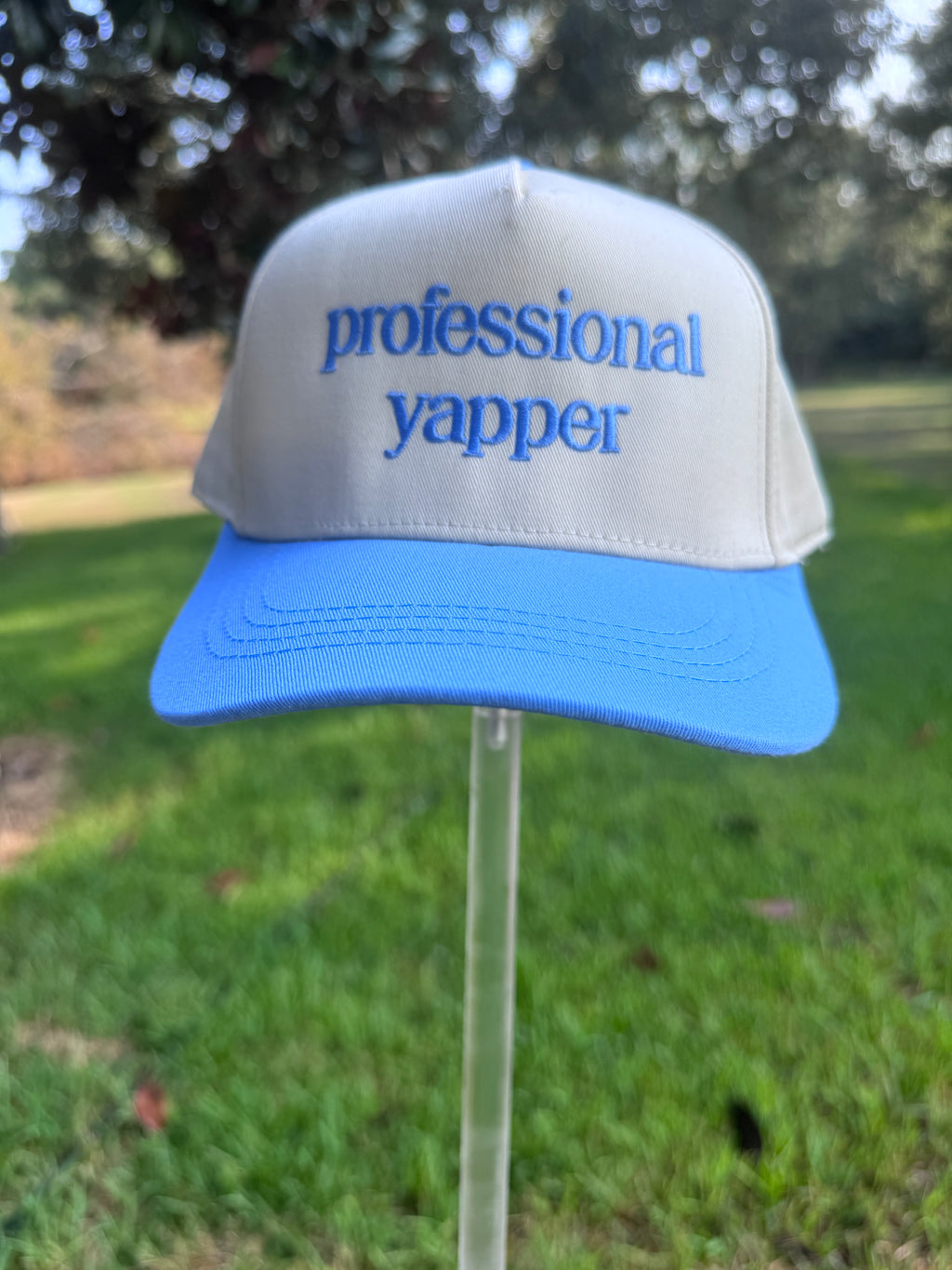 Professional Yapper Snapback Hat 💙🧢
