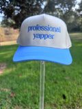Professional Yapper Snapback Hat 💙🧢