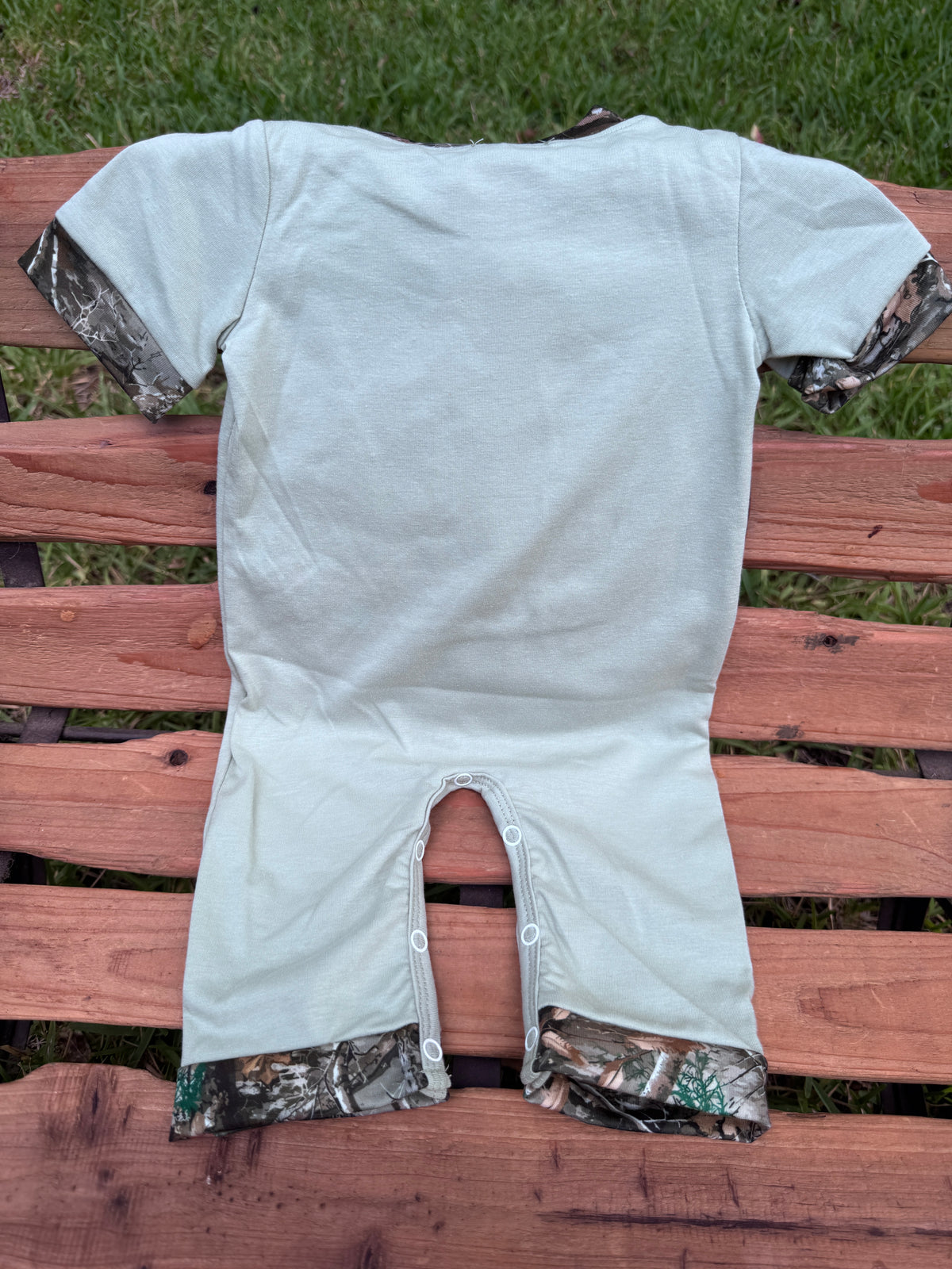Little Outdoorsman Camo Romper 🦌🦃🦆