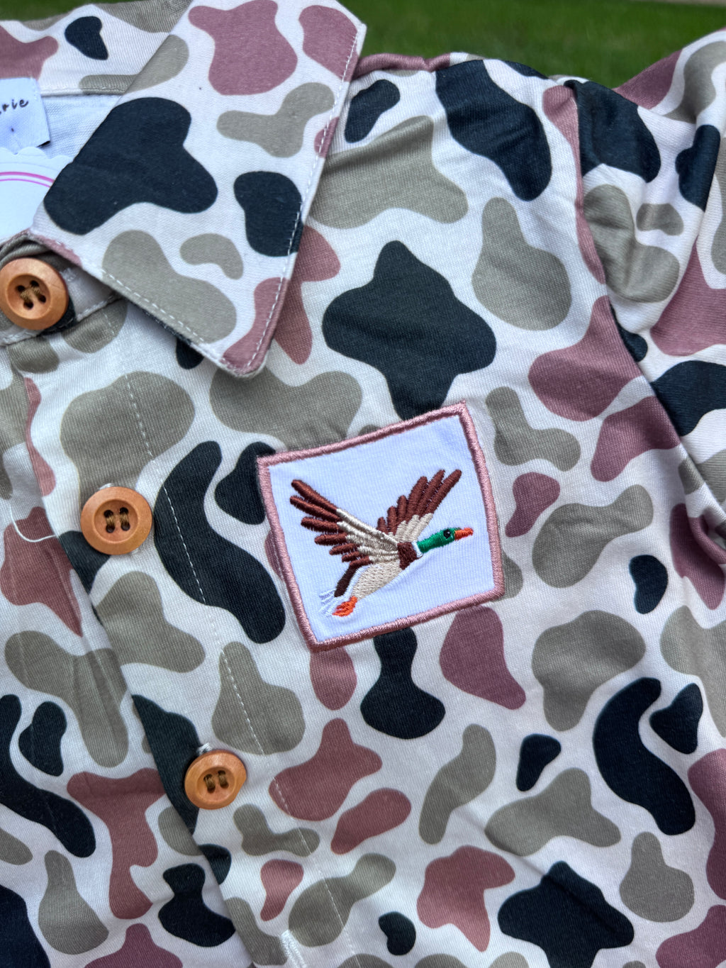 Duck Camo Button-Down Shirt 🦆🤎