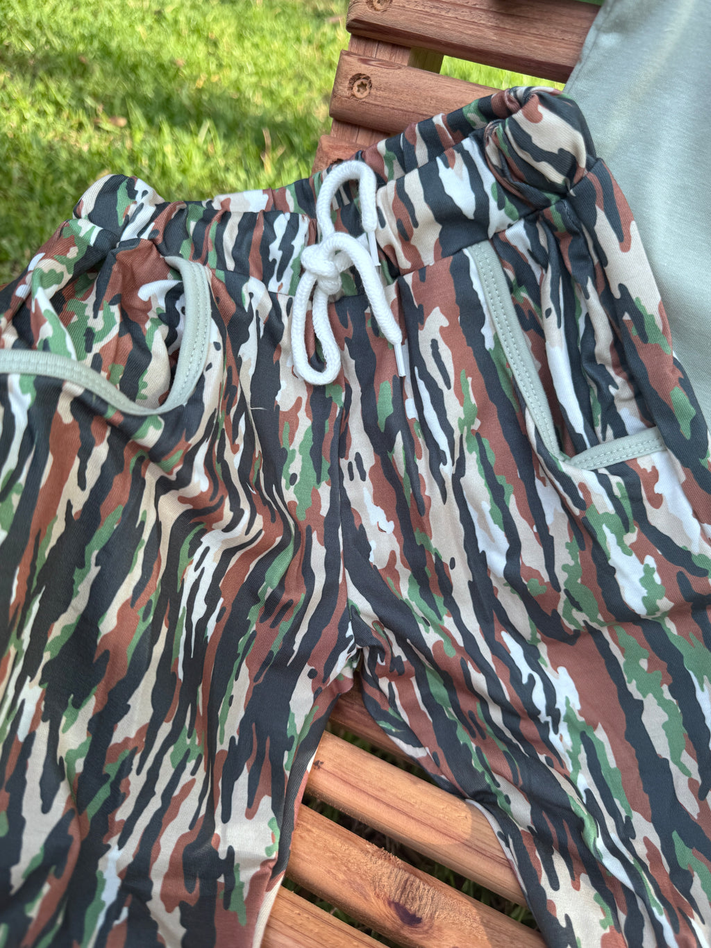 Pack My Bags Hunting Tee & Camo Jogger Set