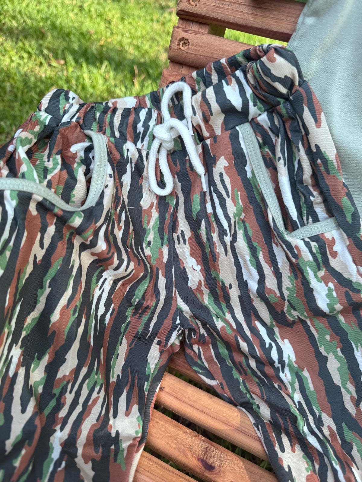 Pack My Bags Hunting Tee & Camo Jogger Set