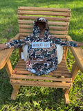 Mama's Boy Hooded Camo Bubble Romper