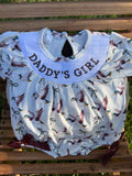 Daddy's Girl Duck Hunting Bubble Romper