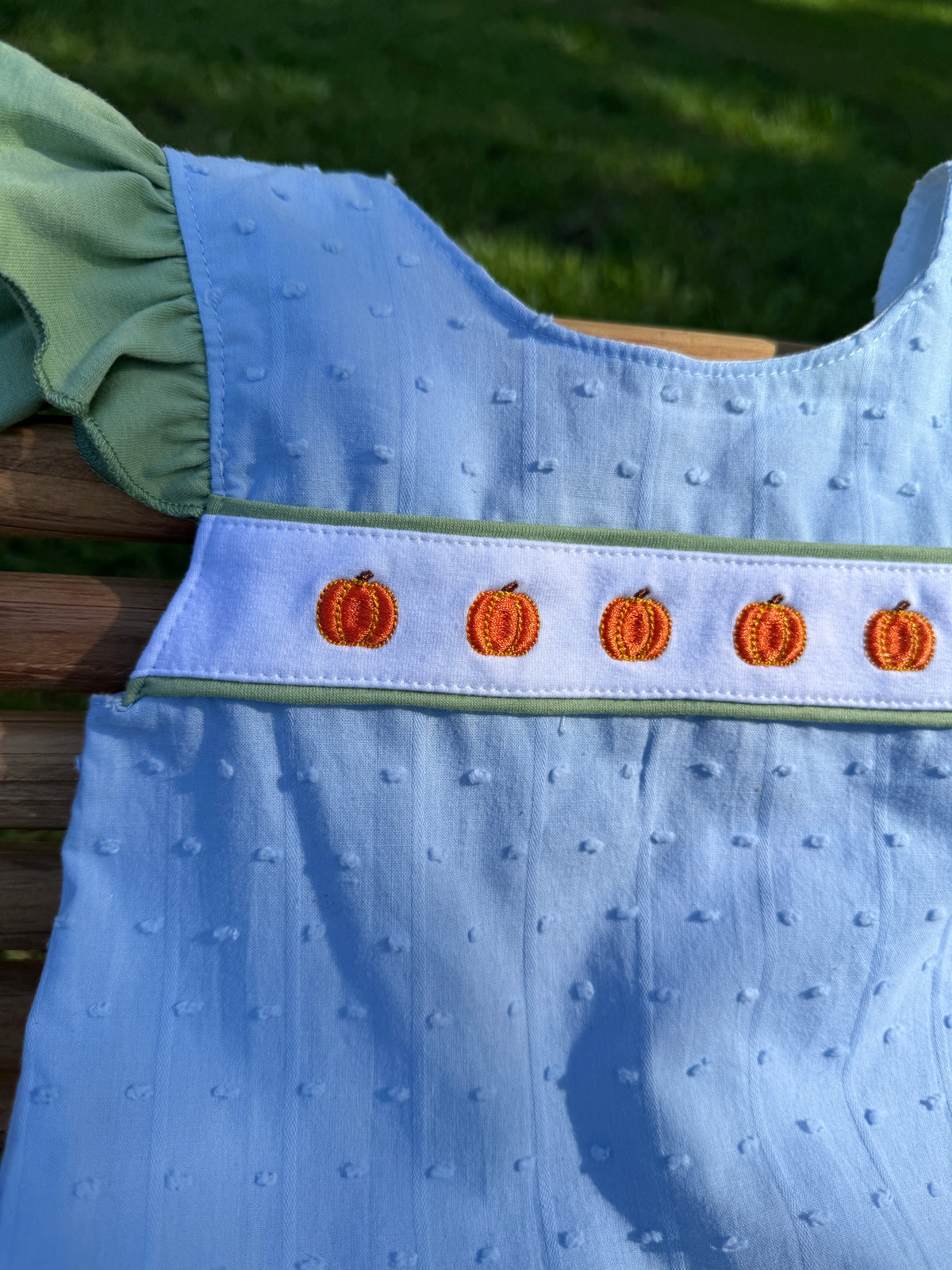 Pumpkin Patch Bow Bloomer Set