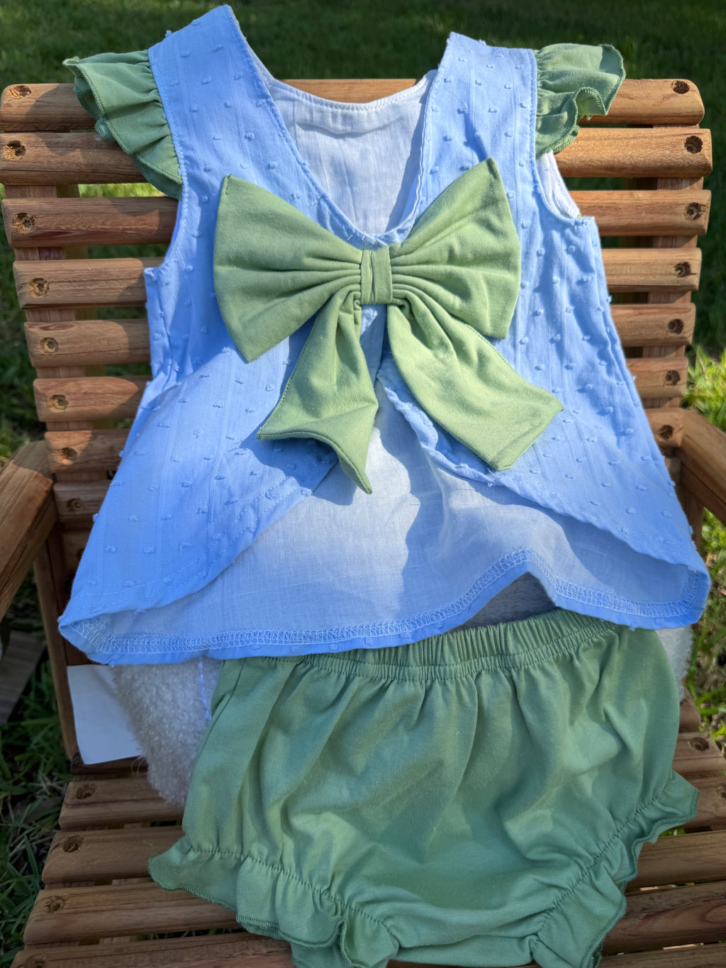 Pumpkin Patch Bow Bloomer Set