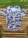 Classic Duck Camo Button-Up Onesie
