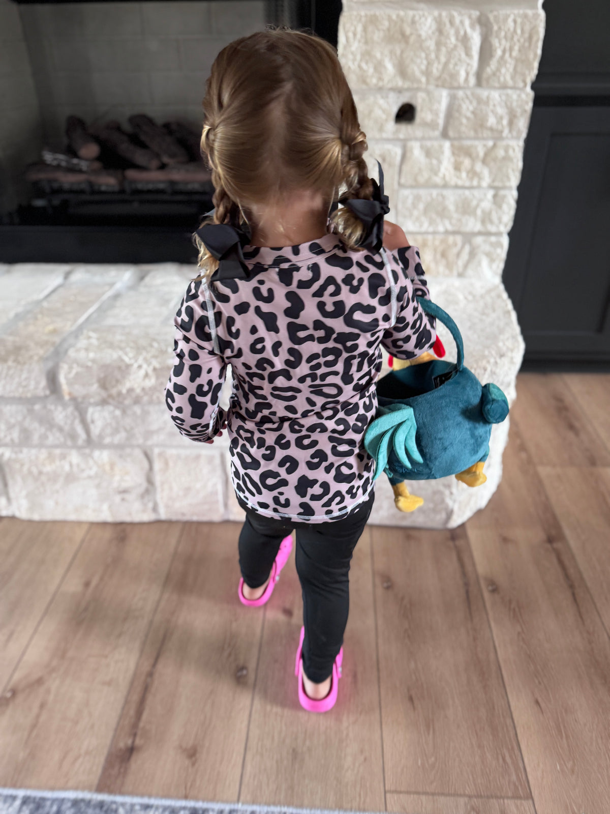 Leopard Active Jacket & Leggings Set